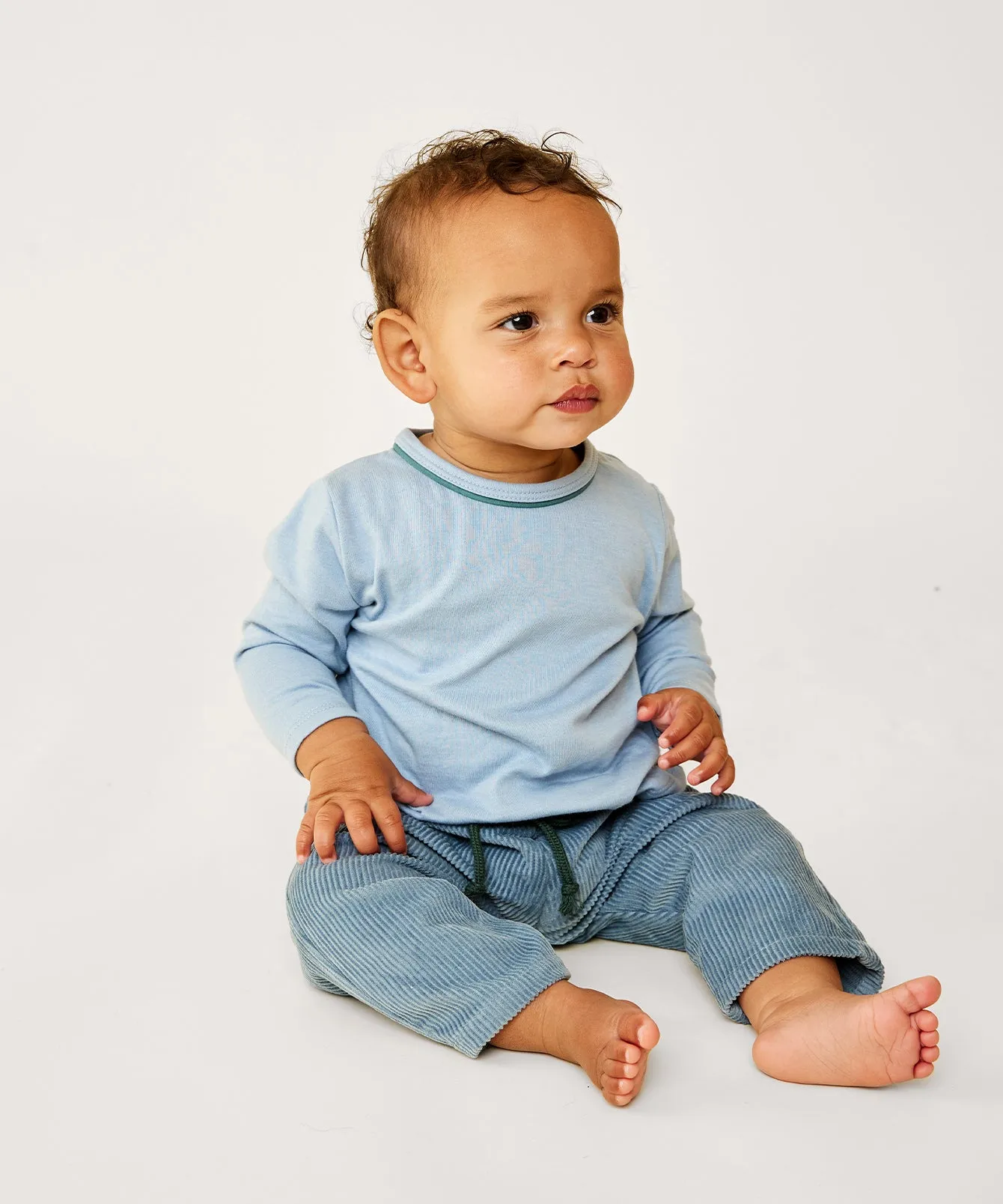 Baby Girl Blue Edward LS T-Shirt
