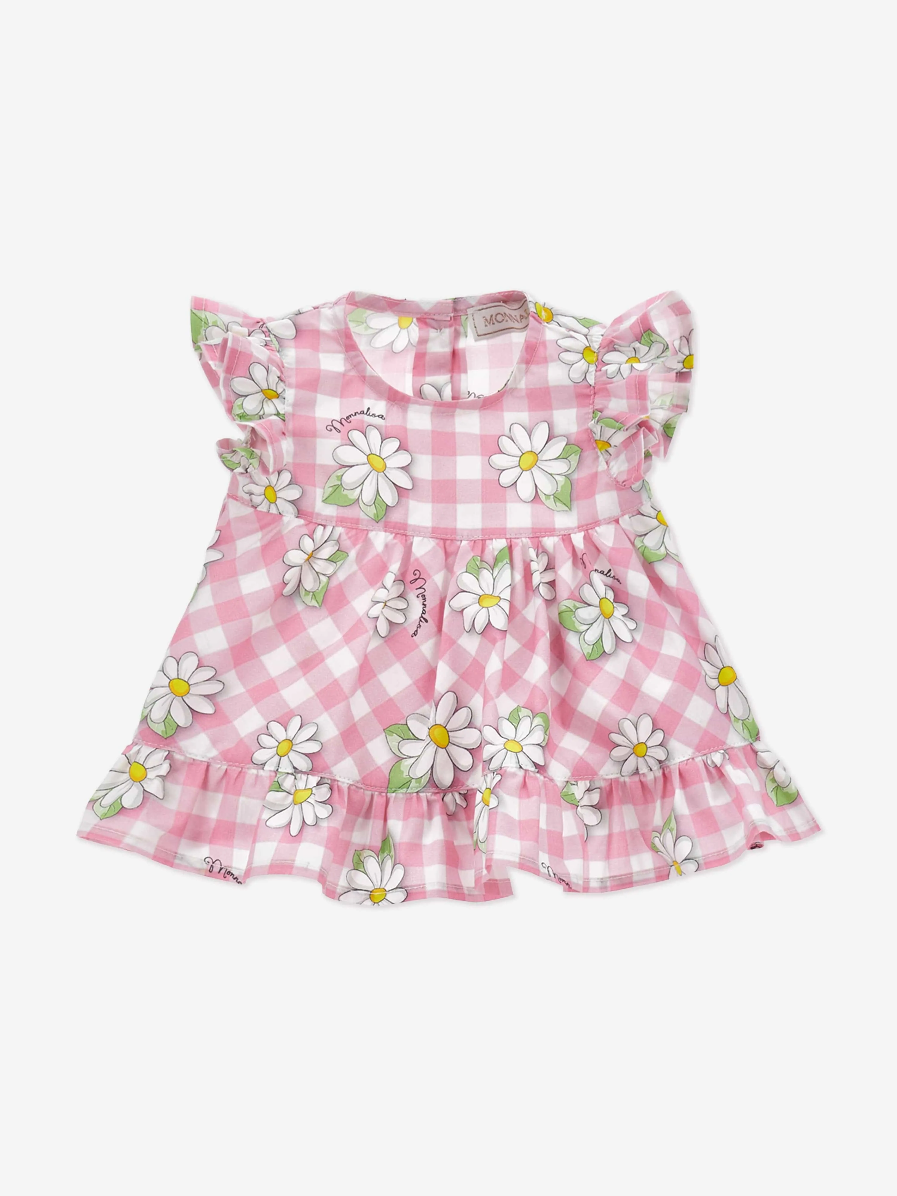 Baby Girls Daisy Kleid und Bloomers Set in Rosa
