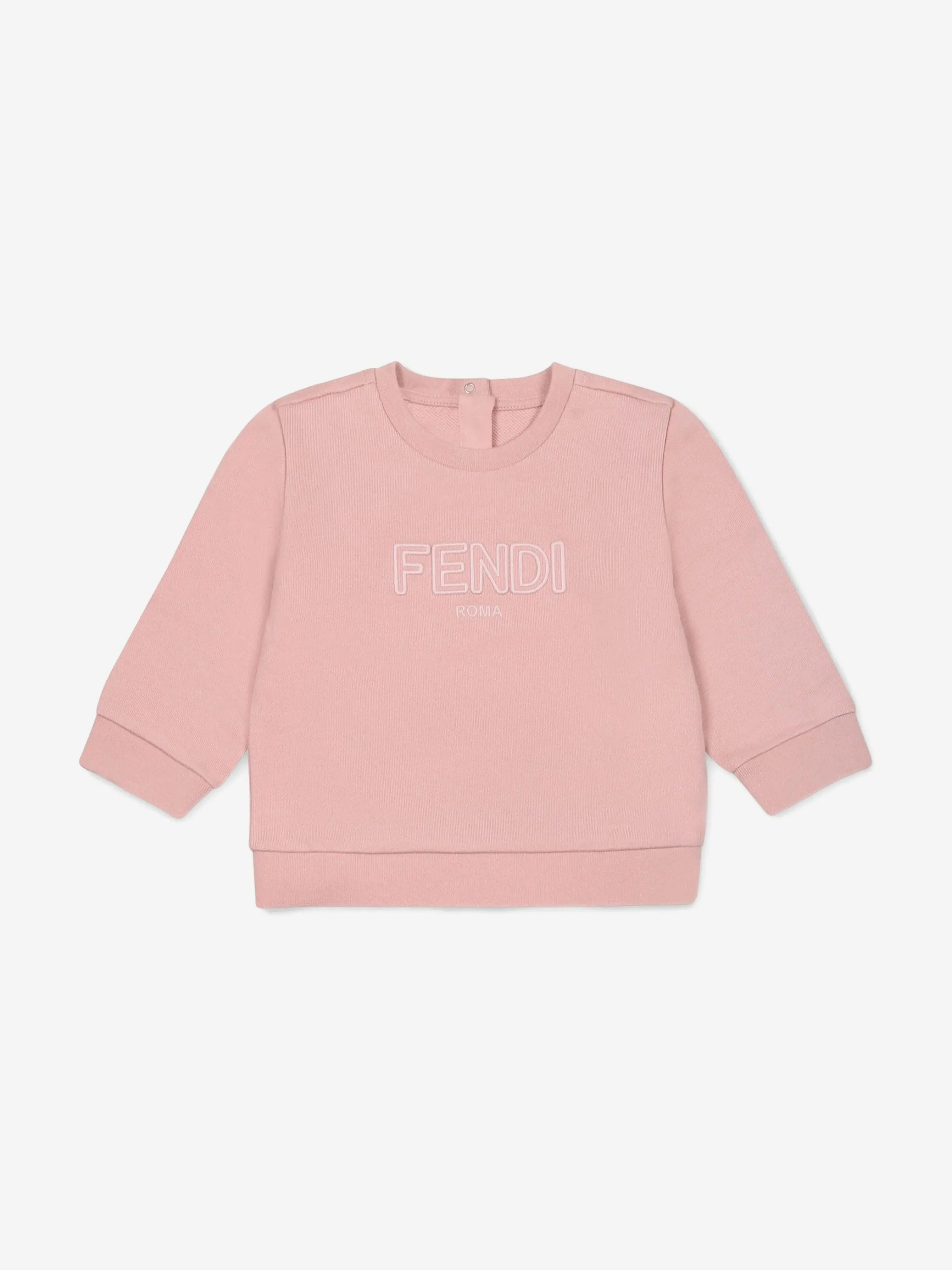 Rosa Sweatshirt mit Logo für Baby-Mädchen
