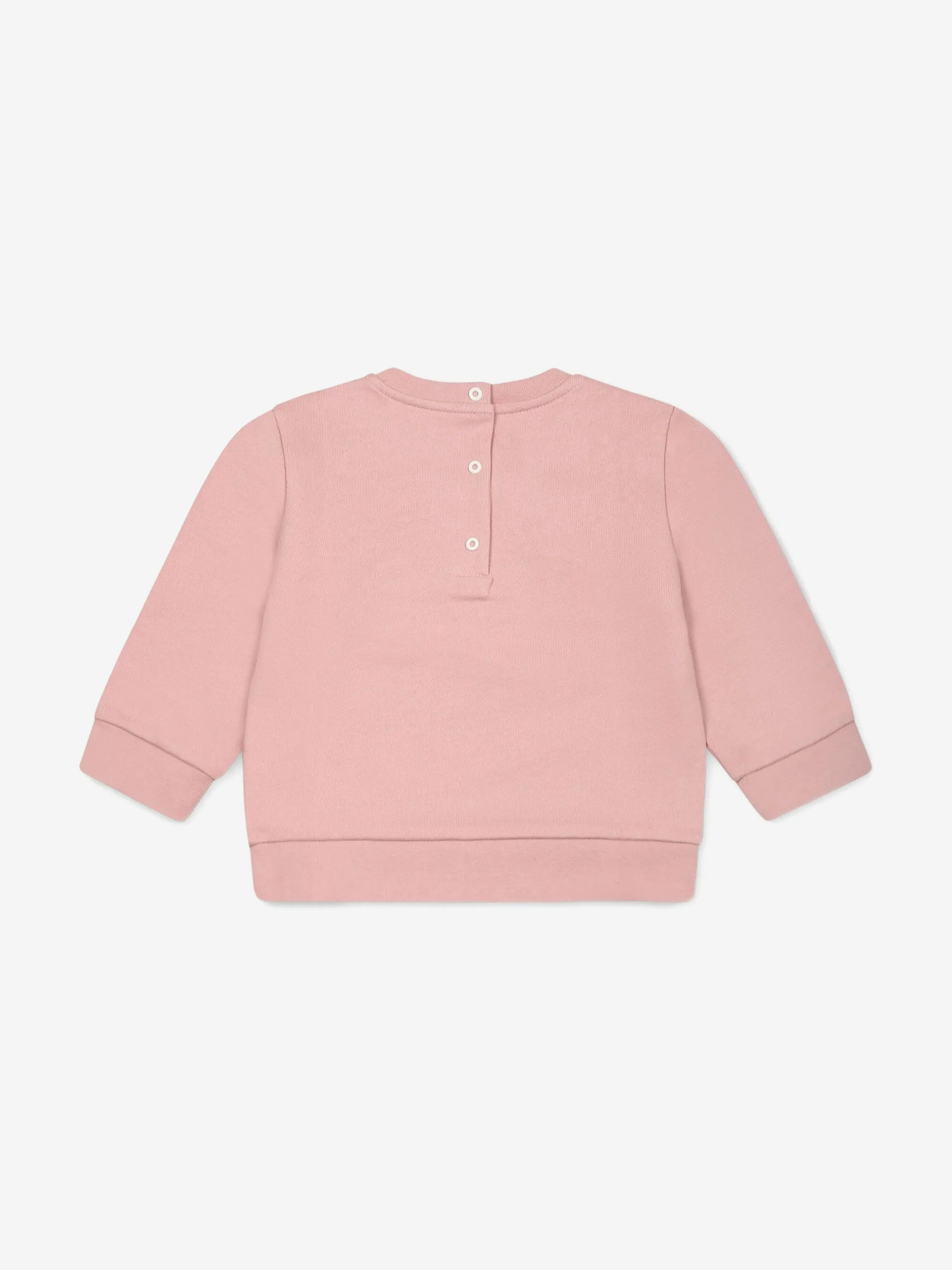Rosa Sweatshirt mit Logo für Baby-Mädchen