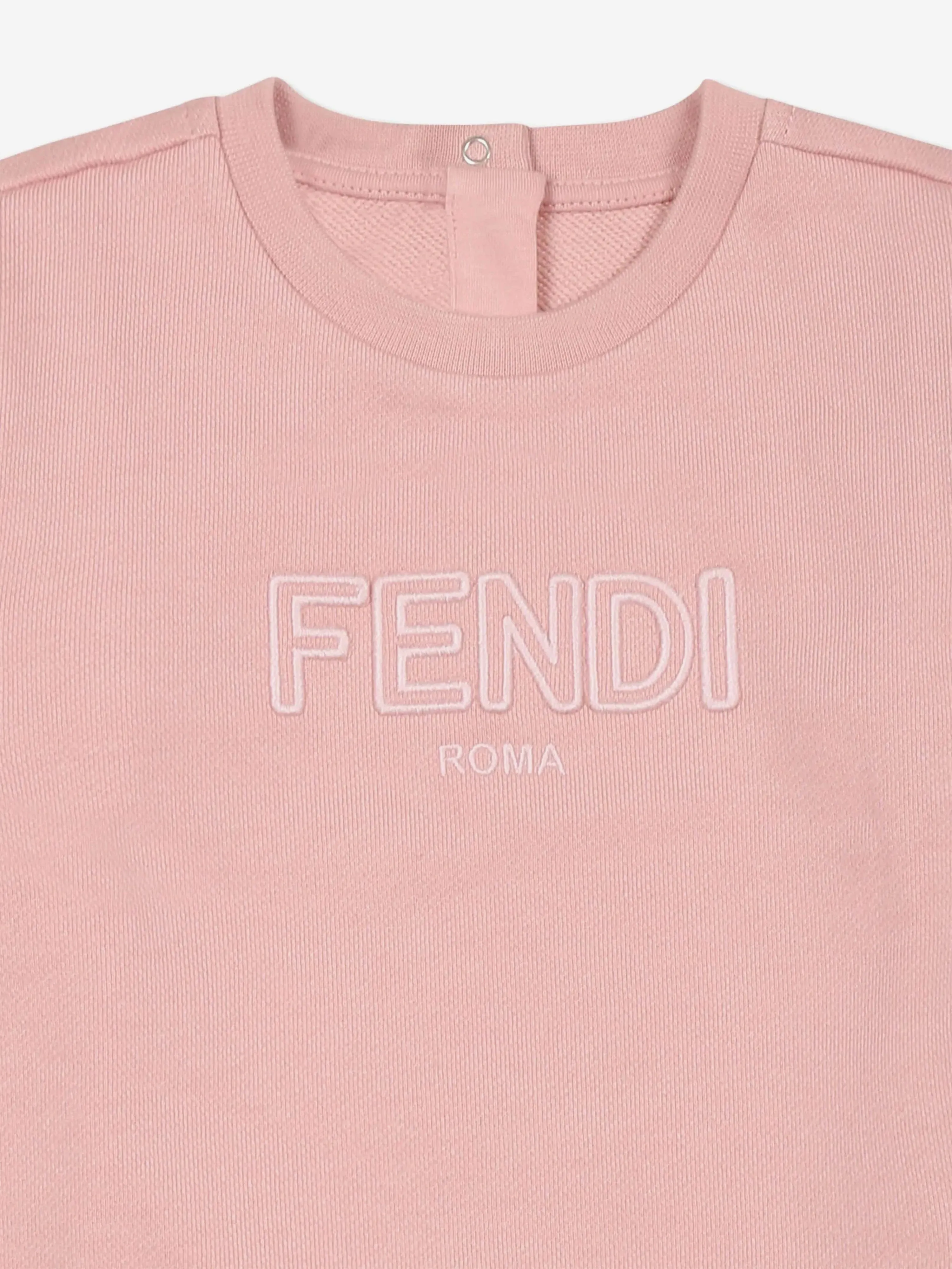 Rosa Sweatshirt mit Logo für Baby-Mädchen