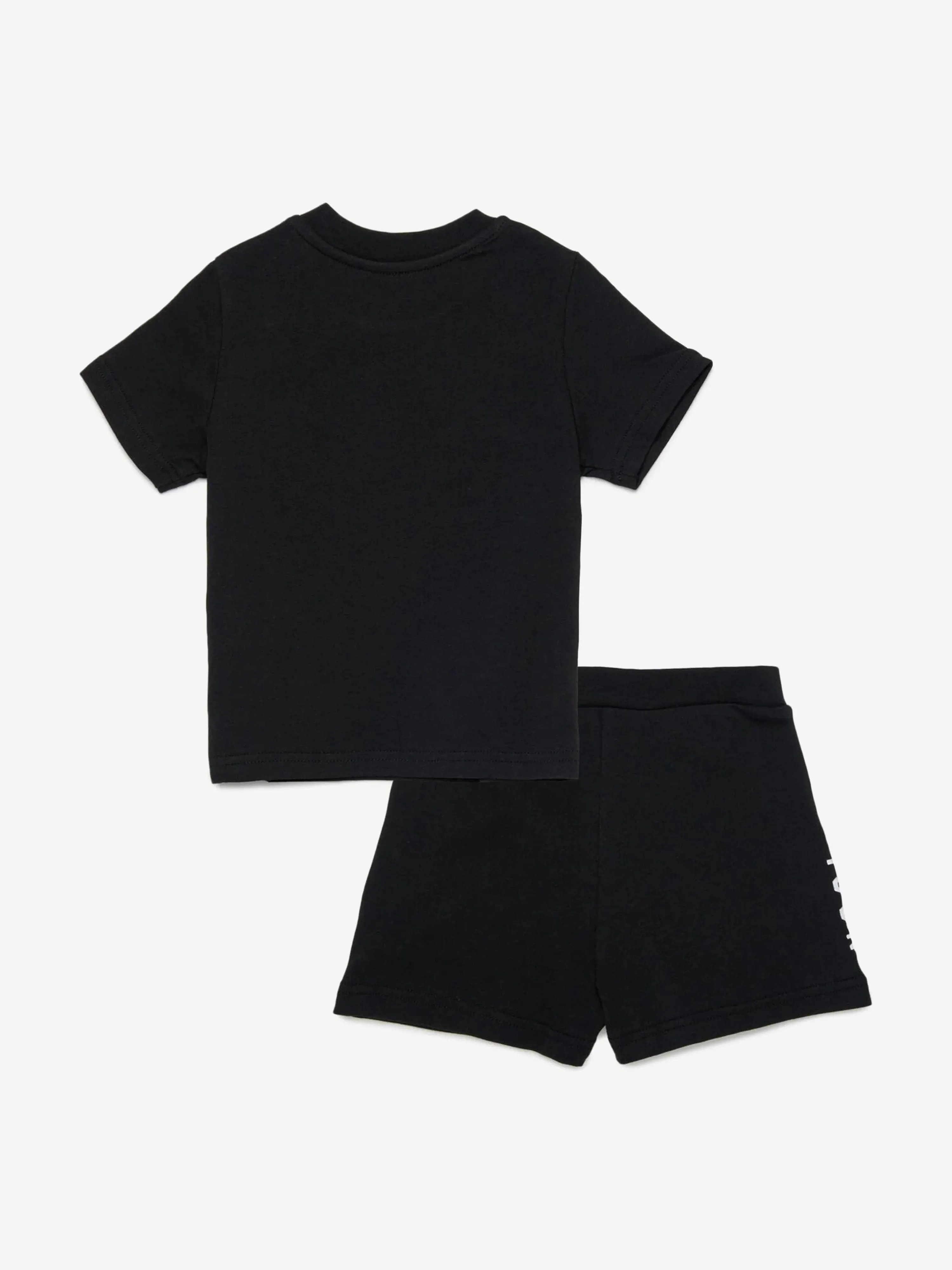 Baby Icon Kurzarm-Pyjama-Set in Schwarz