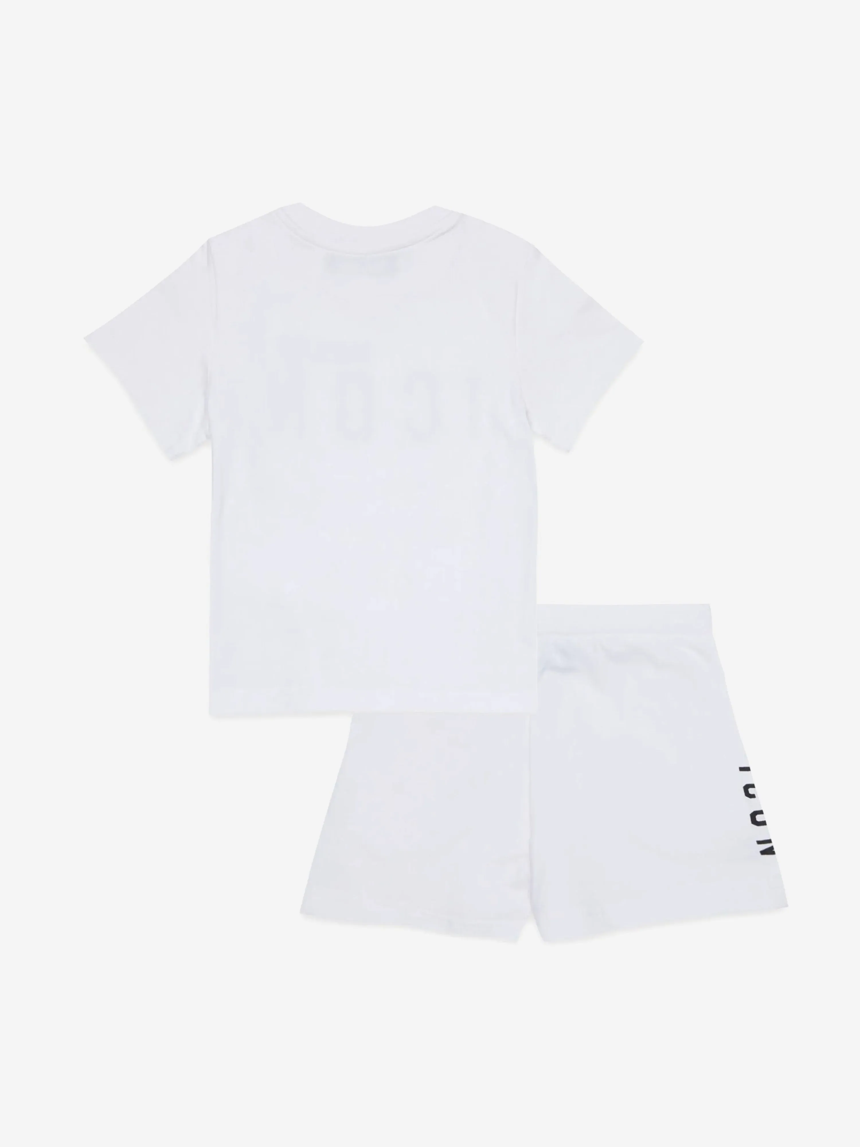 Baby Icon Kurzarm-Pyjama-Set in Weiß