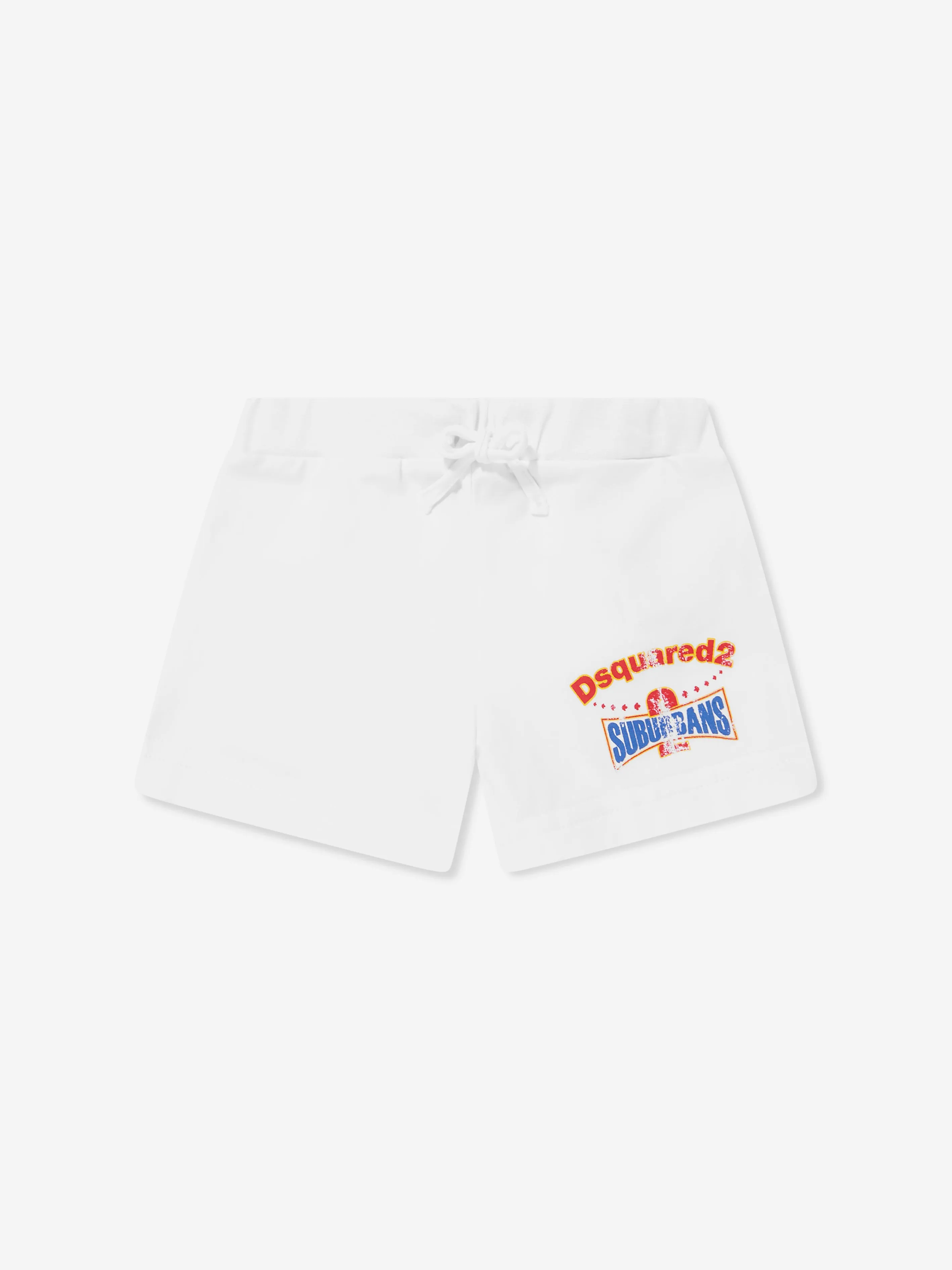 Baby Logo Kurz-Set in Weiß