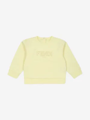 Baby Logo Sweatshirt in Gelb