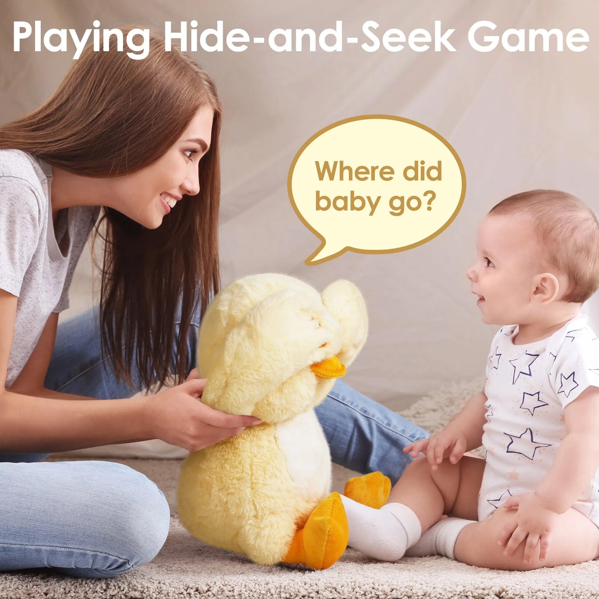 Baby Plush Küken Spielzeug, Verstecken Kuscheltier, Ostergeschenkkorb