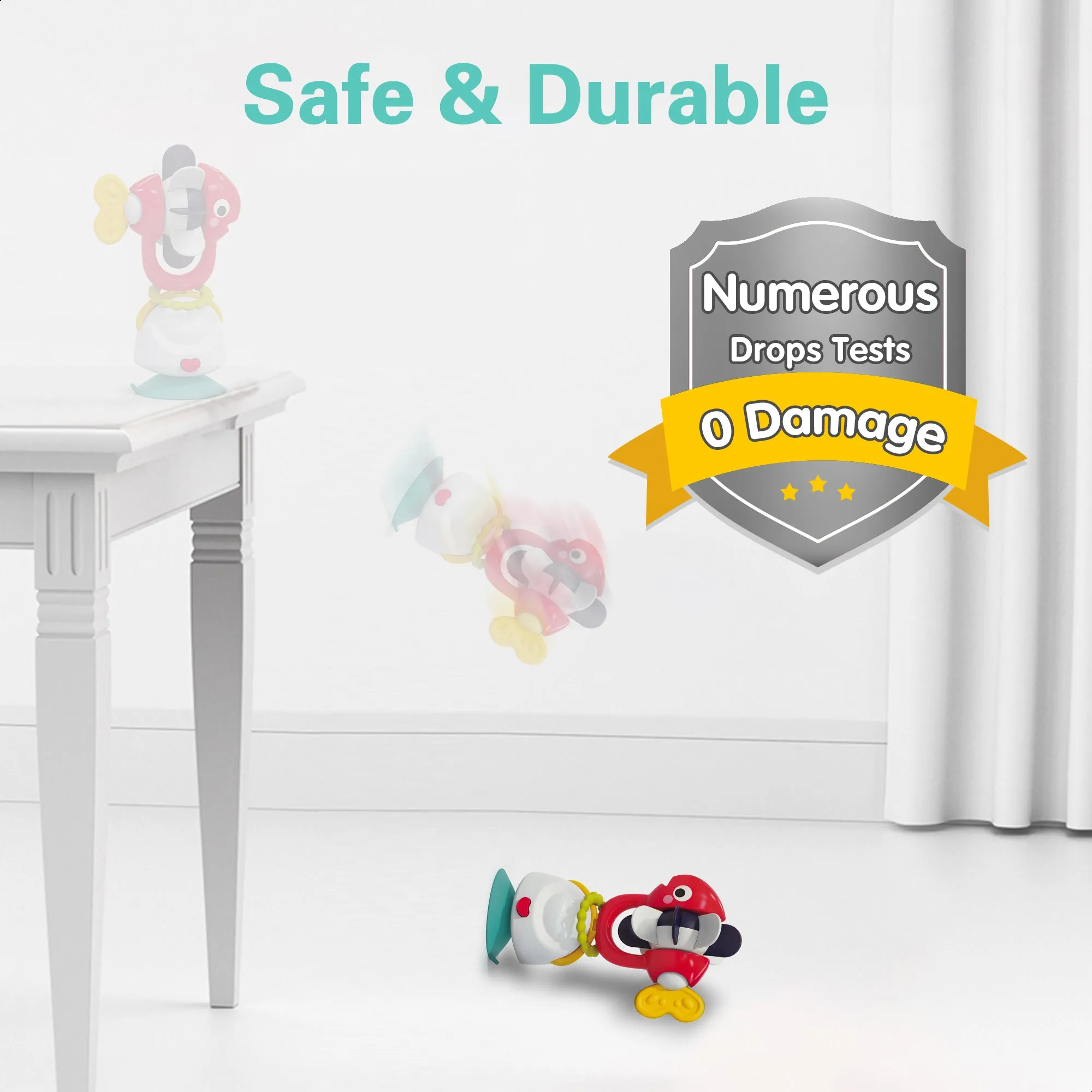 Baby-Saugrassel-Spielzeug