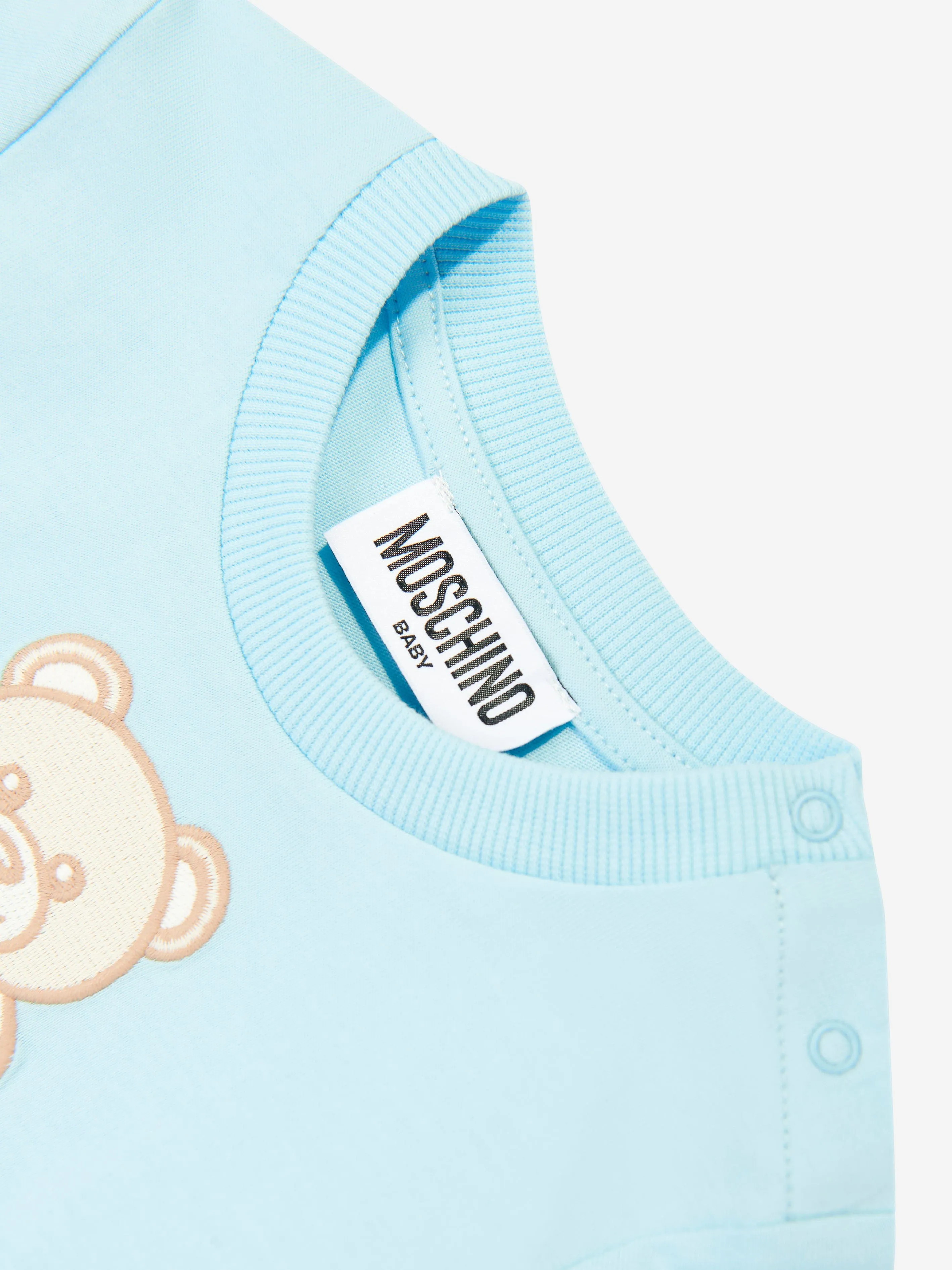 Baby Teddybär Logo T-Shirt in Blau