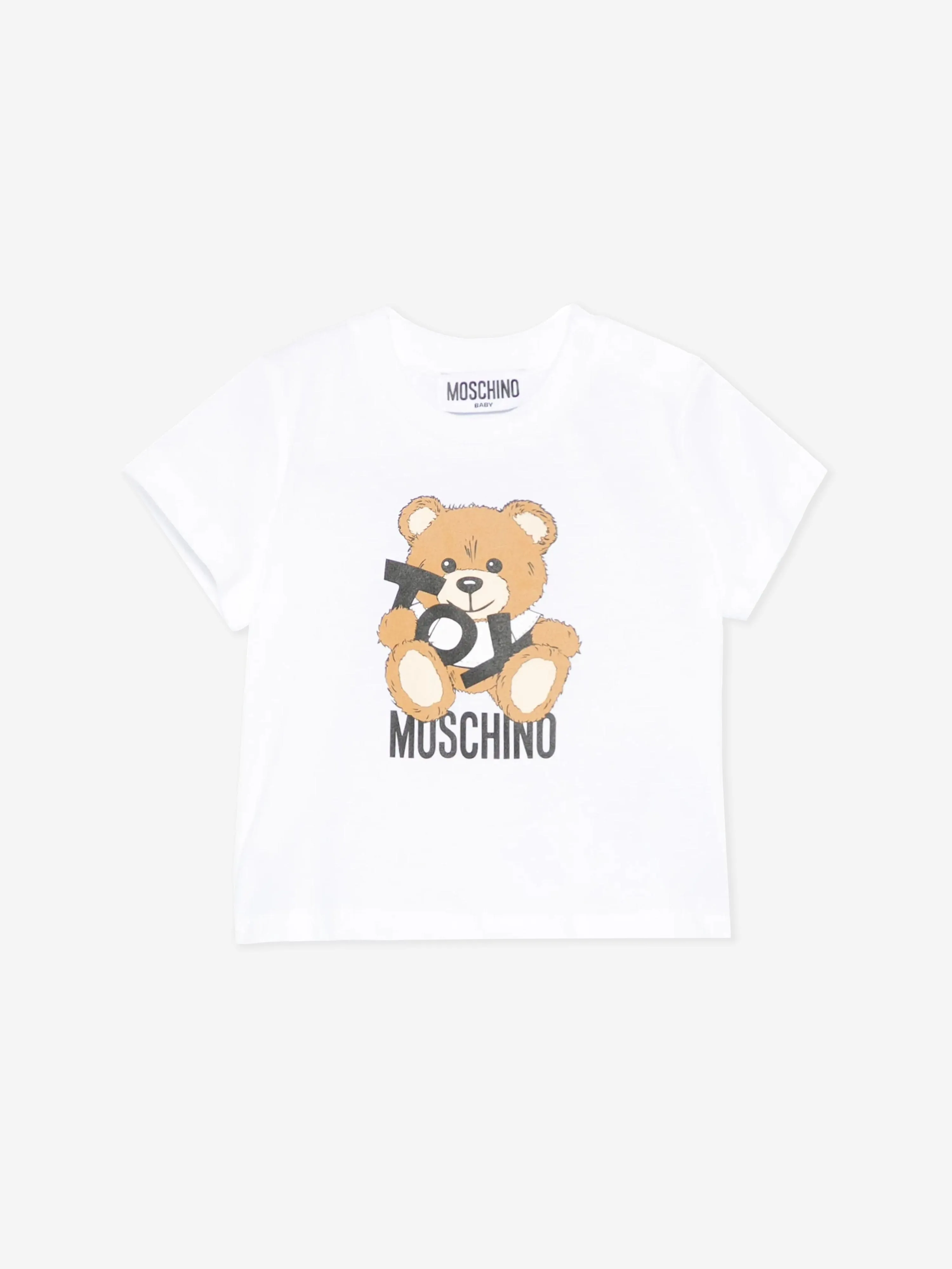 Baby Teddybär Logo T-Shirt in Weiß