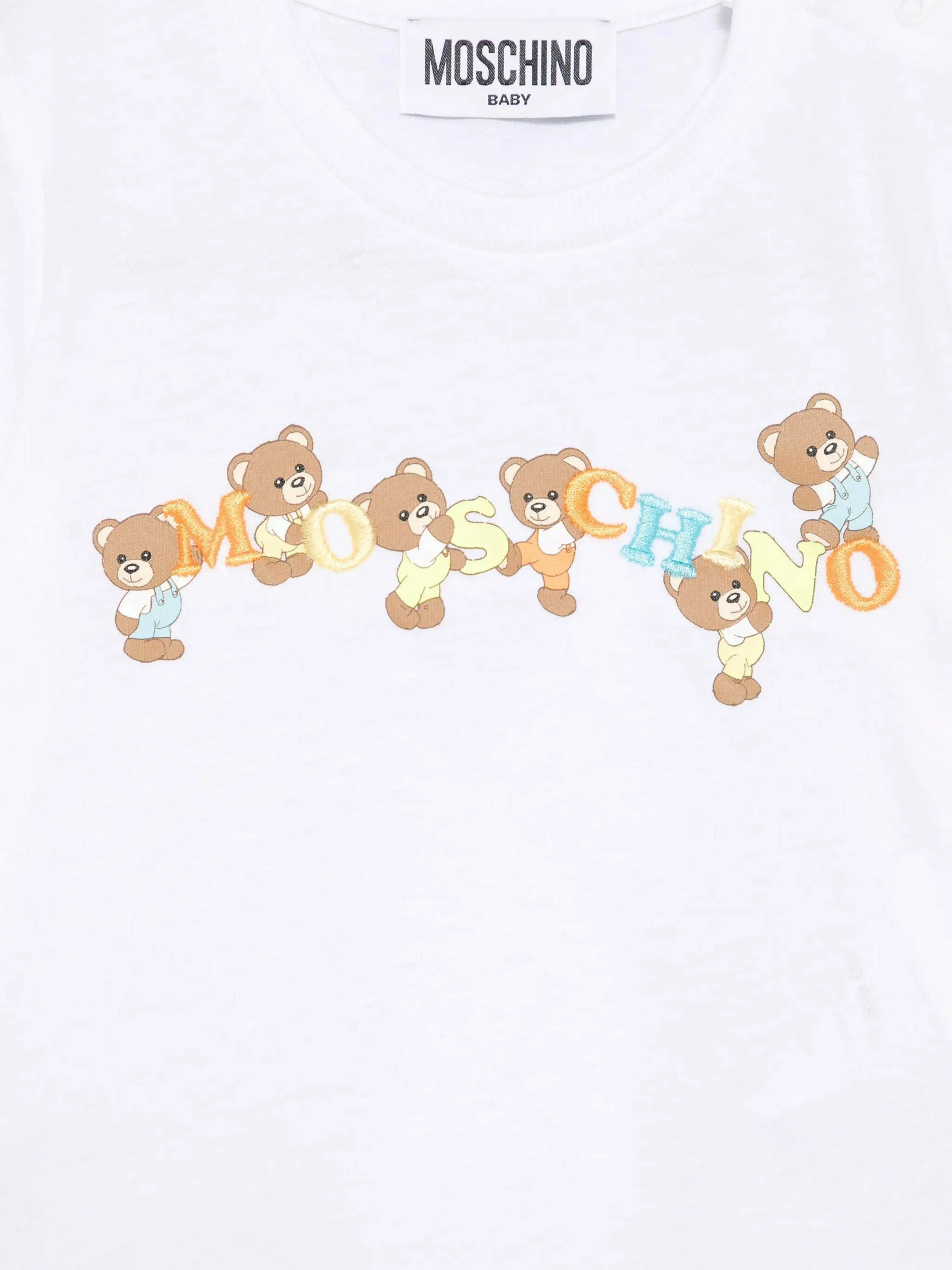 Baby Teddybär Logo T-Shirt in Weiß