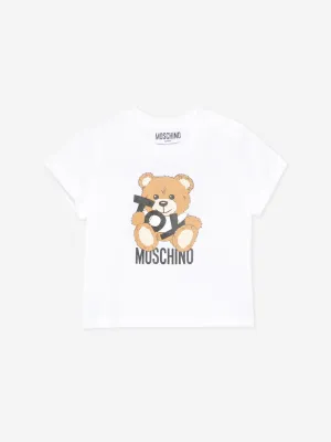 Baby Teddybär Logo T-Shirt in Weiß