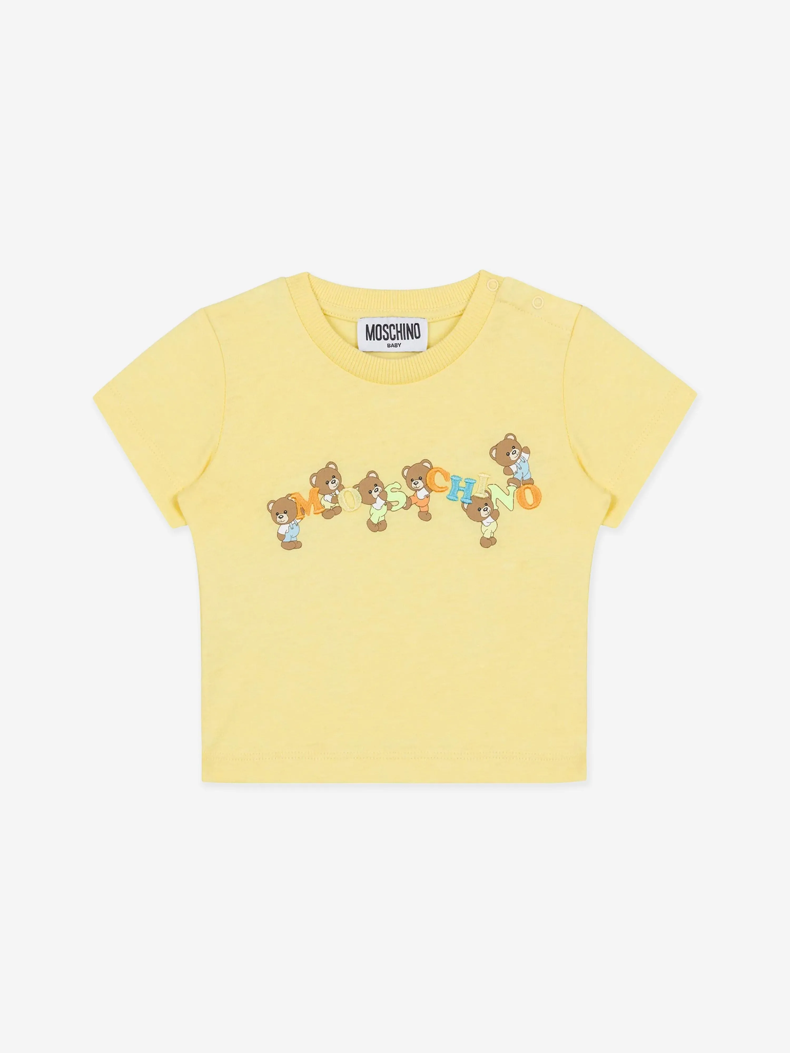 Baby Teddybär Logo T-Shirt in Gelb