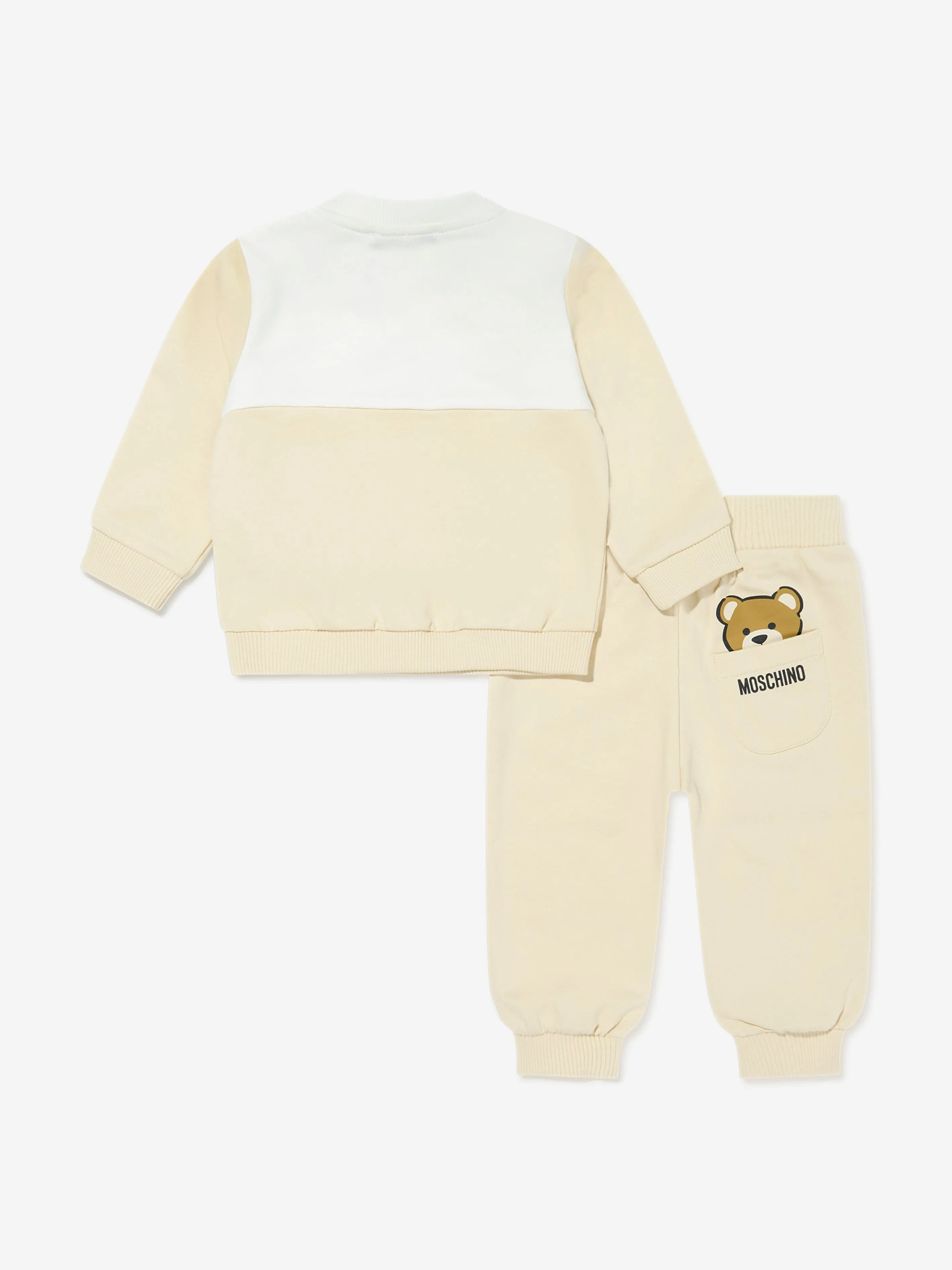 Baby Teddy Bär Jogginganzug in Beige