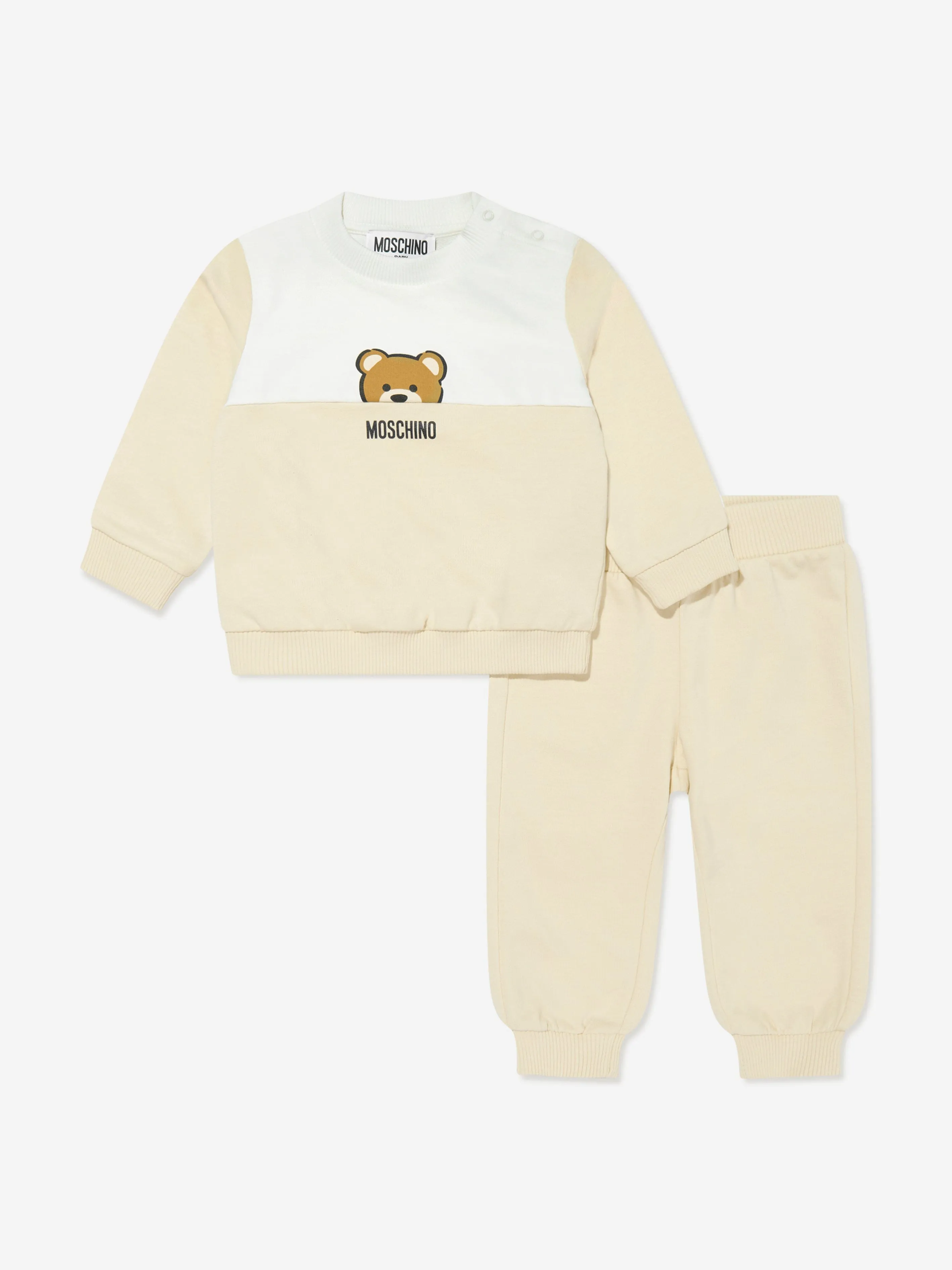 Baby Teddy Bär Jogginganzug in Beige