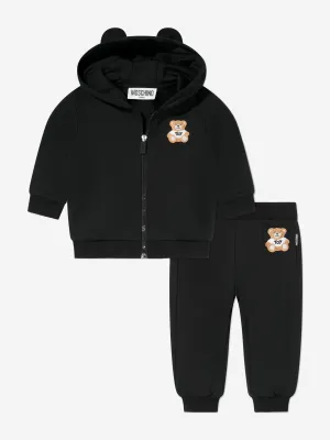 Baby Teddy Bär Jogginganzug in Schwarz