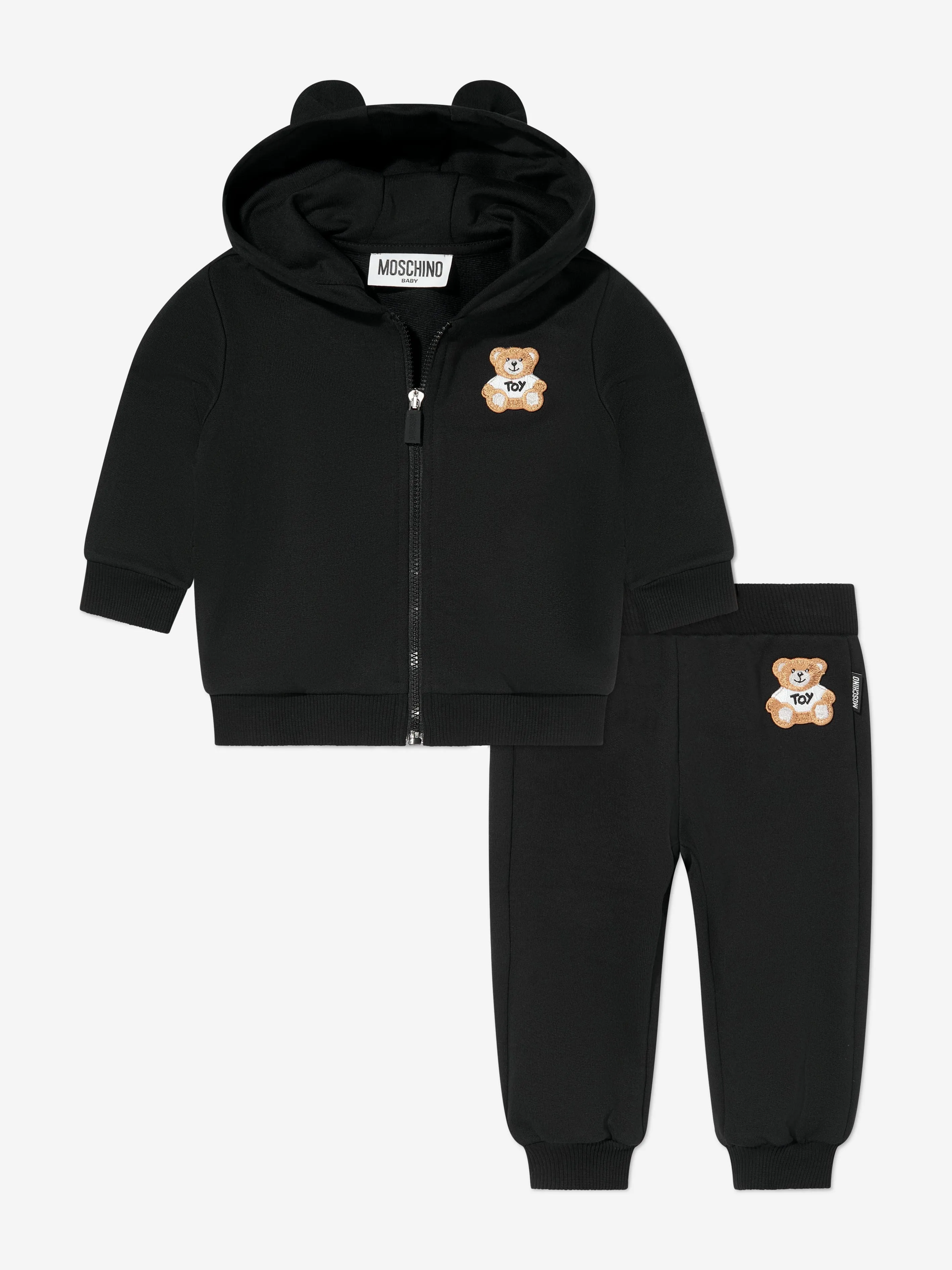 Baby Teddy Bär Jogginganzug in Schwarz