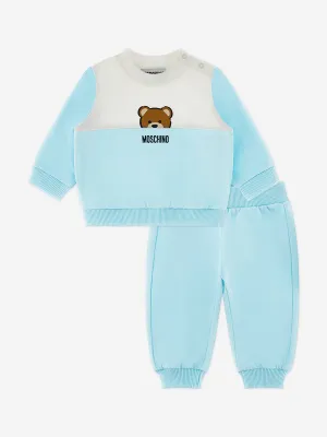 Baby Teddy Bär Jogginganzug in Blau