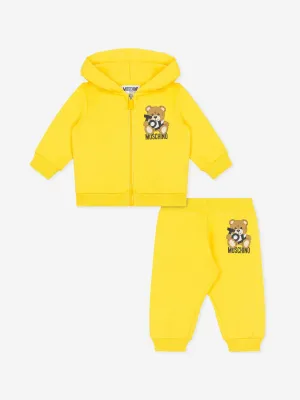 Baby Teddy Bär Jogginganzug in Gelb