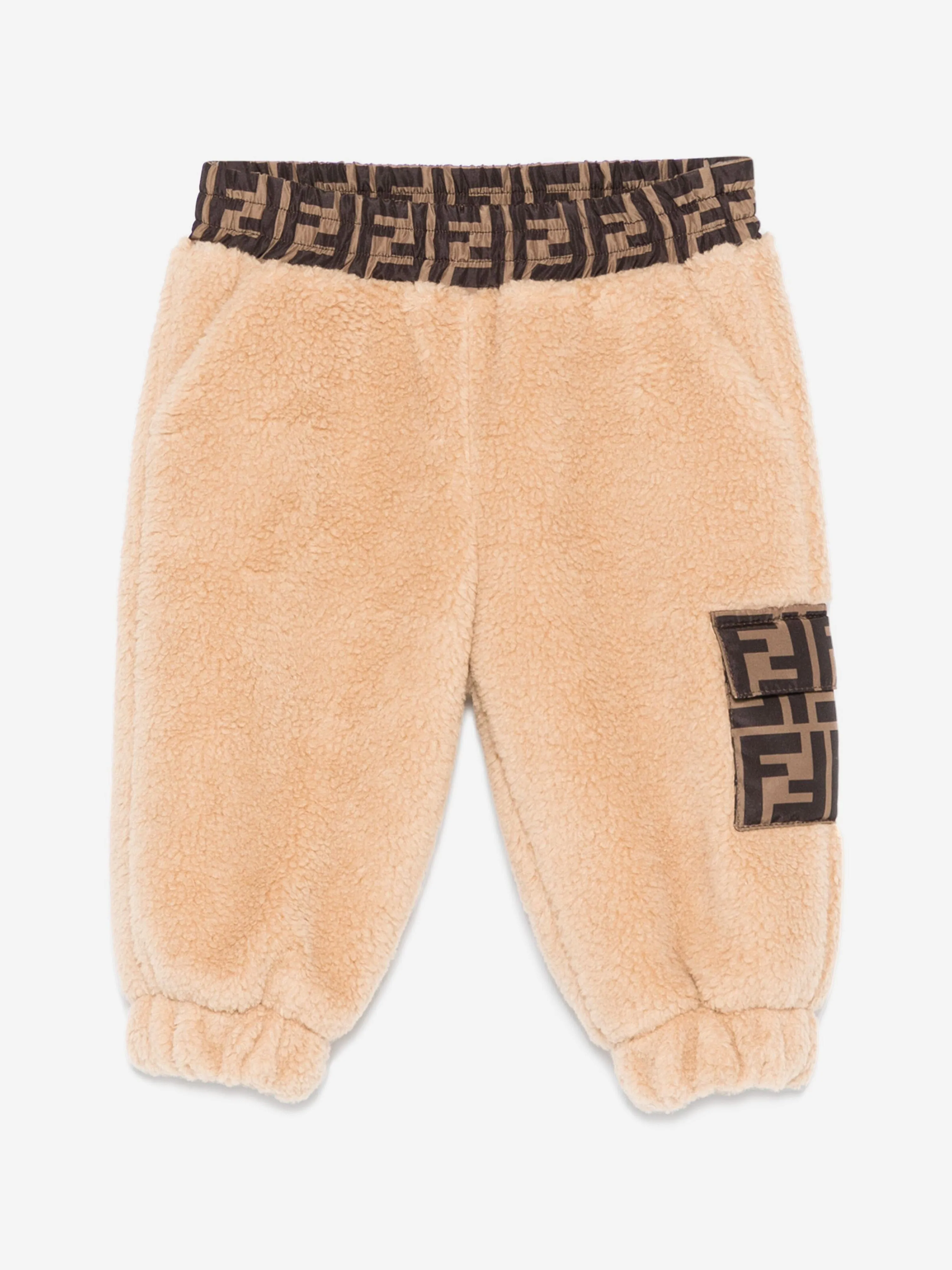Baby Teddy Jogginghose in Beige