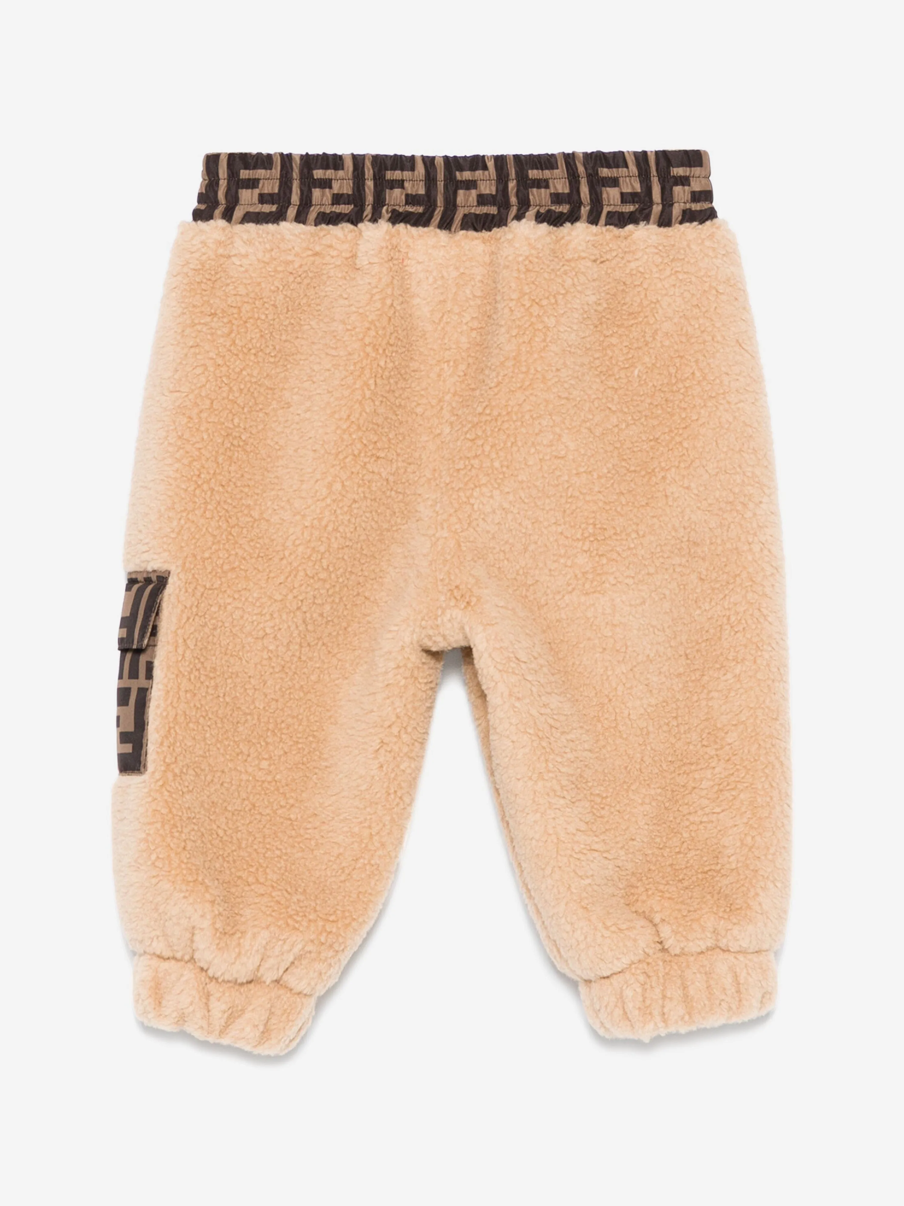 Baby Teddy Jogginghose in Beige