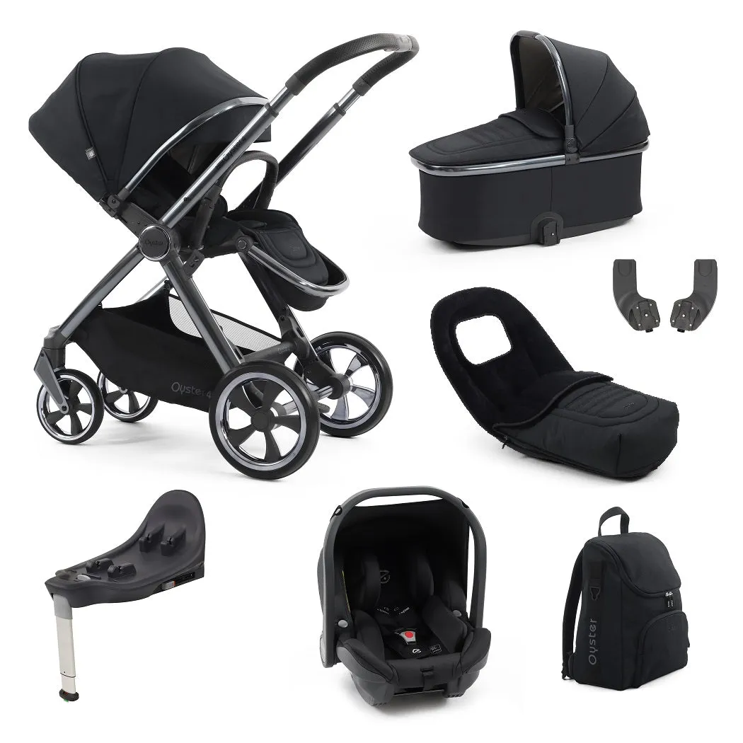 BabyStyle Oyster 4 LUXURY Bundle - 7-teilig - Carbonite