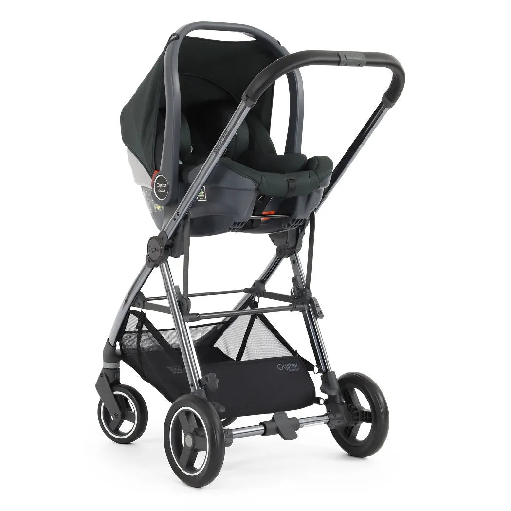 BabyStyle Oyster Gravity  Reisesystem in Schwarz-Olive - 9-teilig