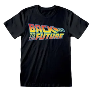 Back To The Future Logo T-Shirt dad bod shirts discount