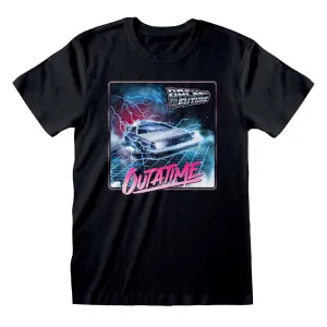 Back To The Future Outa Time Neon T-Shirt dad bod shirts discount