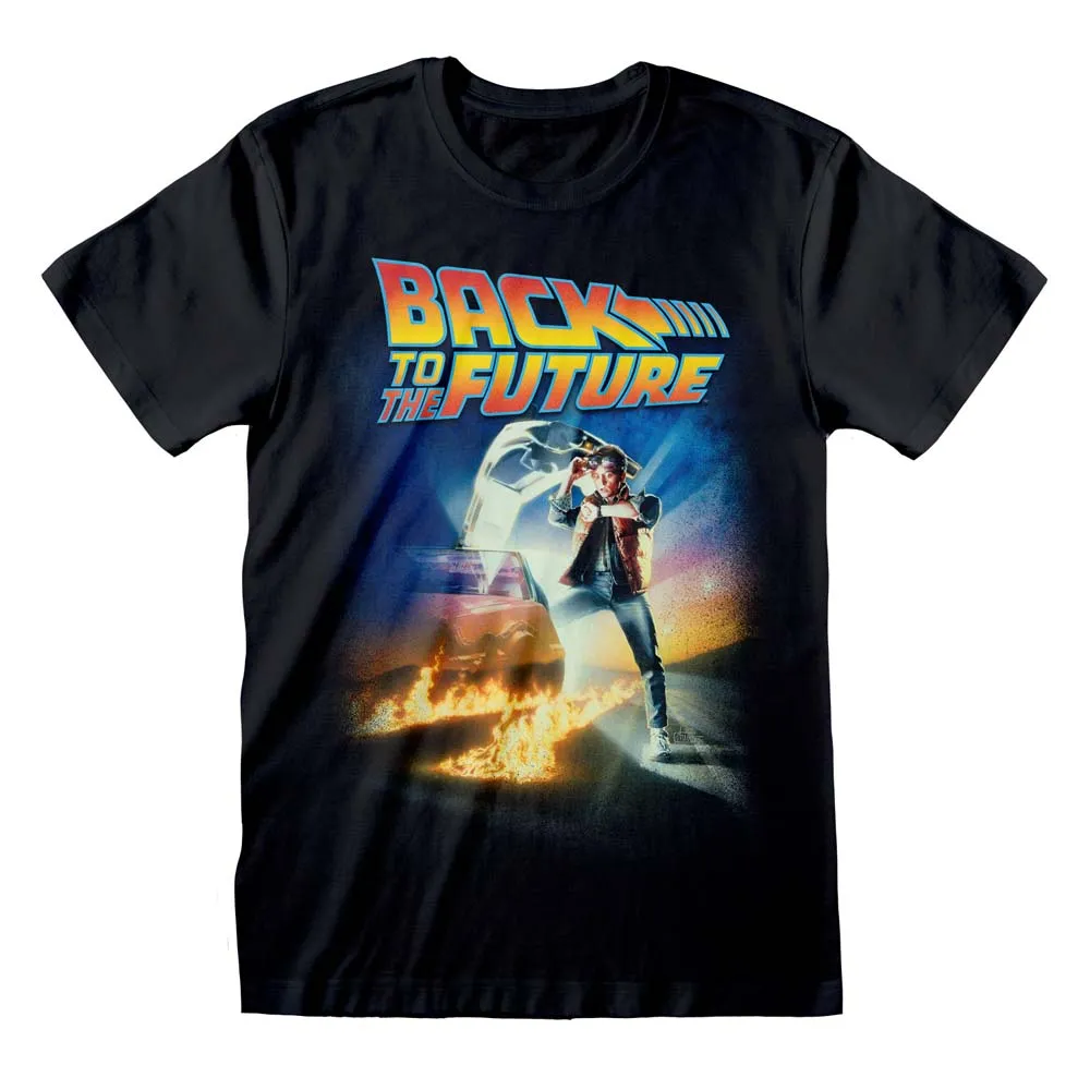 Back To The Future Poster T-Shirt dad bod shirts discount