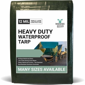 Best Selection Back to School TentandTable MS-TPD-4060 Moose Supply Waterproof Heavy Duty Tarp, Green/Brown ,55-80%OFF Cheap Sale sale are cheapest price online, we get lowest Items price with free shipping.
