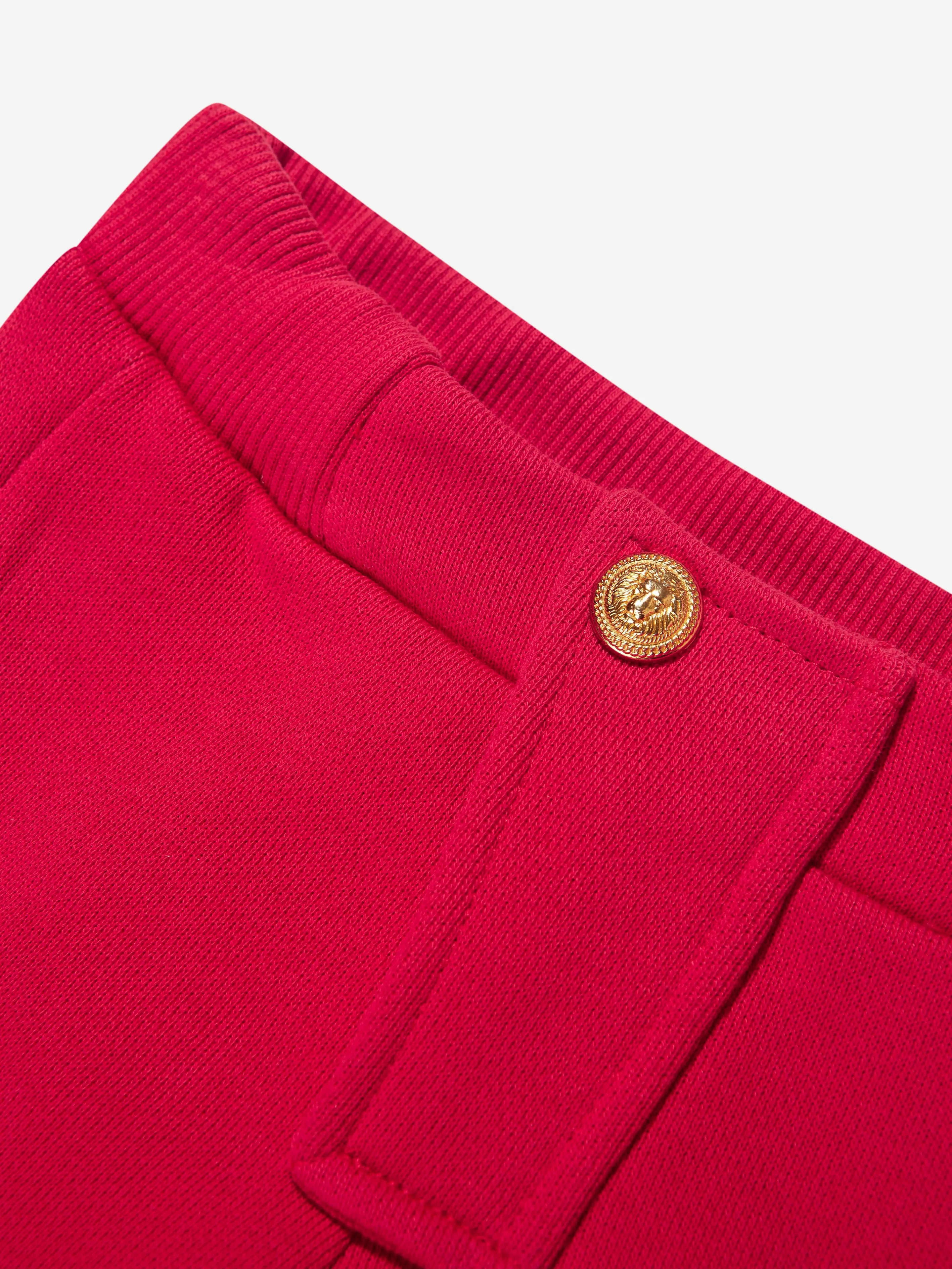 Balmin Baby Boys Logo Joggerhose in Rot