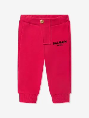 Balmin Baby Boys Logo Joggerhose in Rot