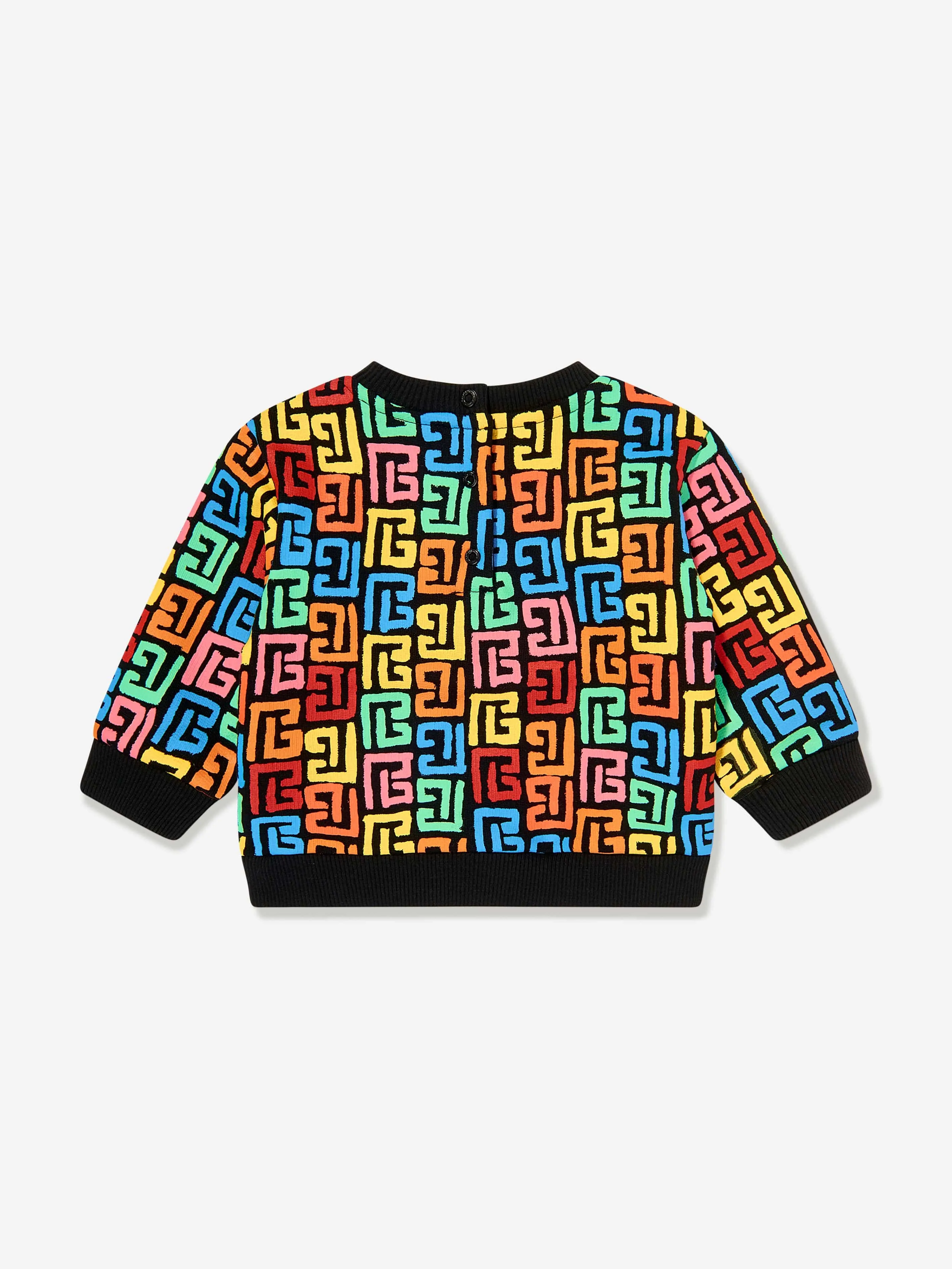 Balmin Baby Boys Monogram Sweatshirt in Schwarz