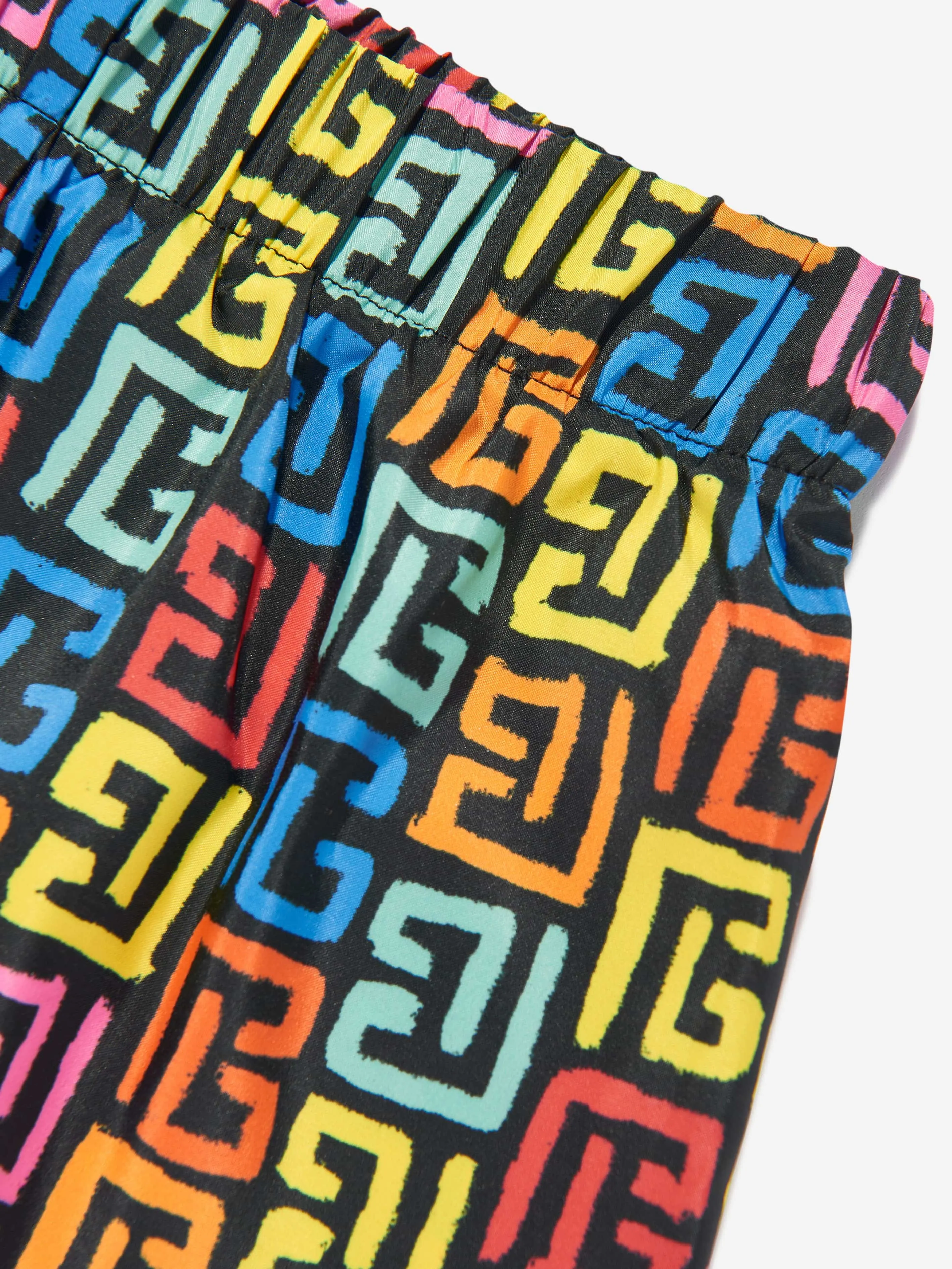Balmain Boys Monogram Badehose in Mehrfarben
