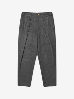 Balmain Jungenanzug-Hose in Schwarz