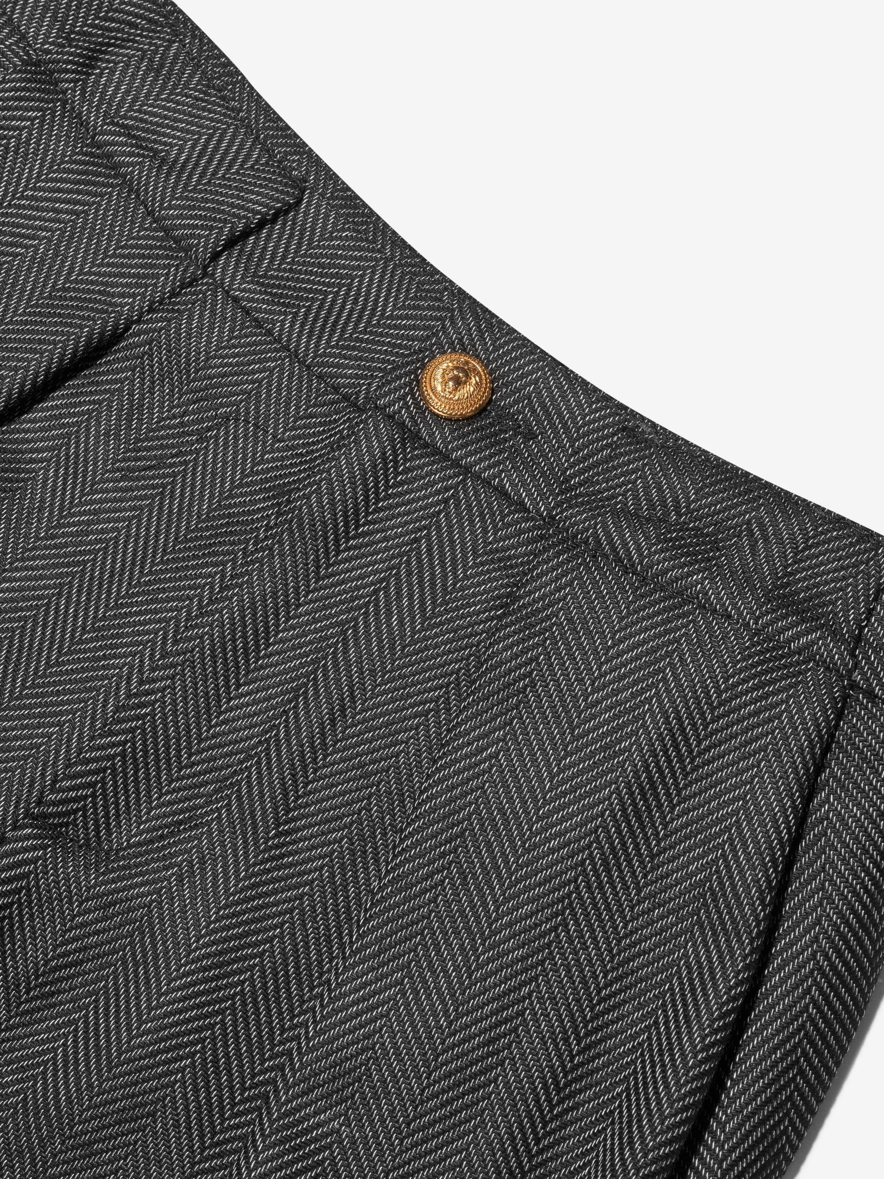 Balmain Jungenanzug-Hose in Schwarz