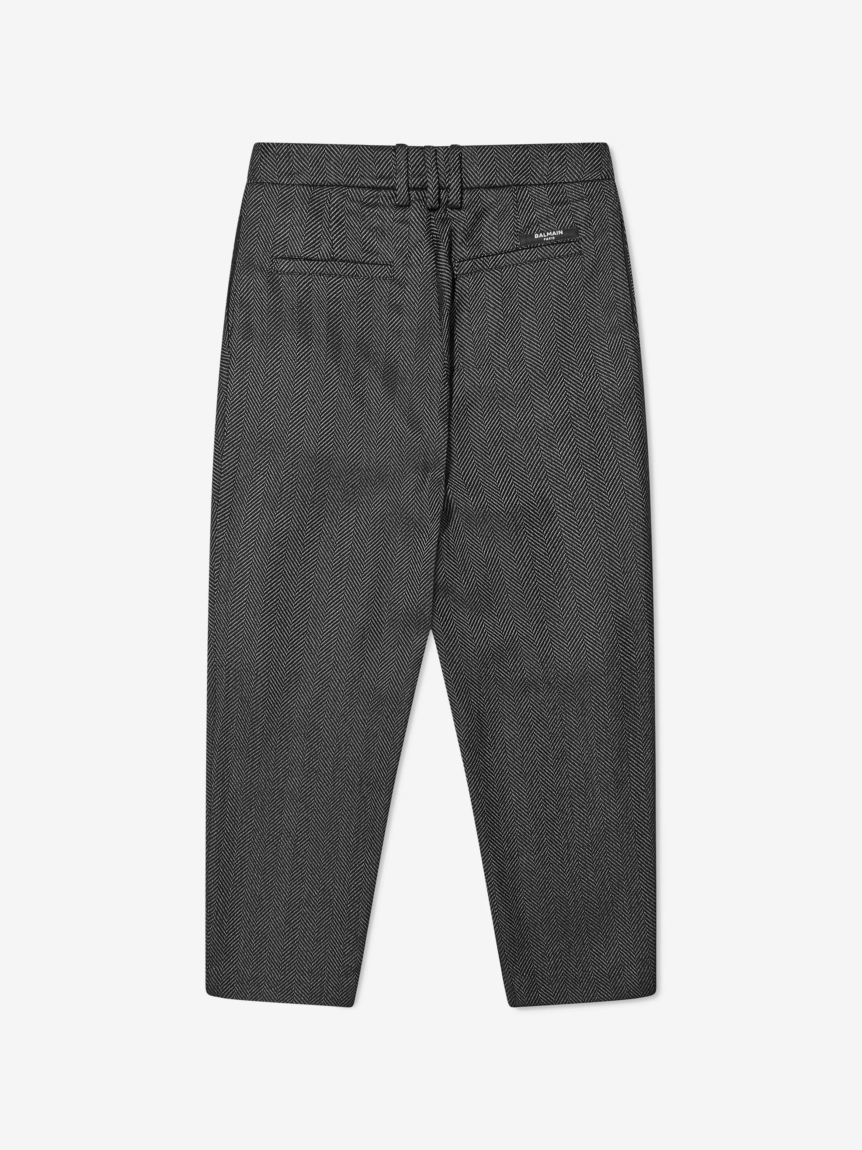 Balmain Jungenanzug-Hose in Schwarz