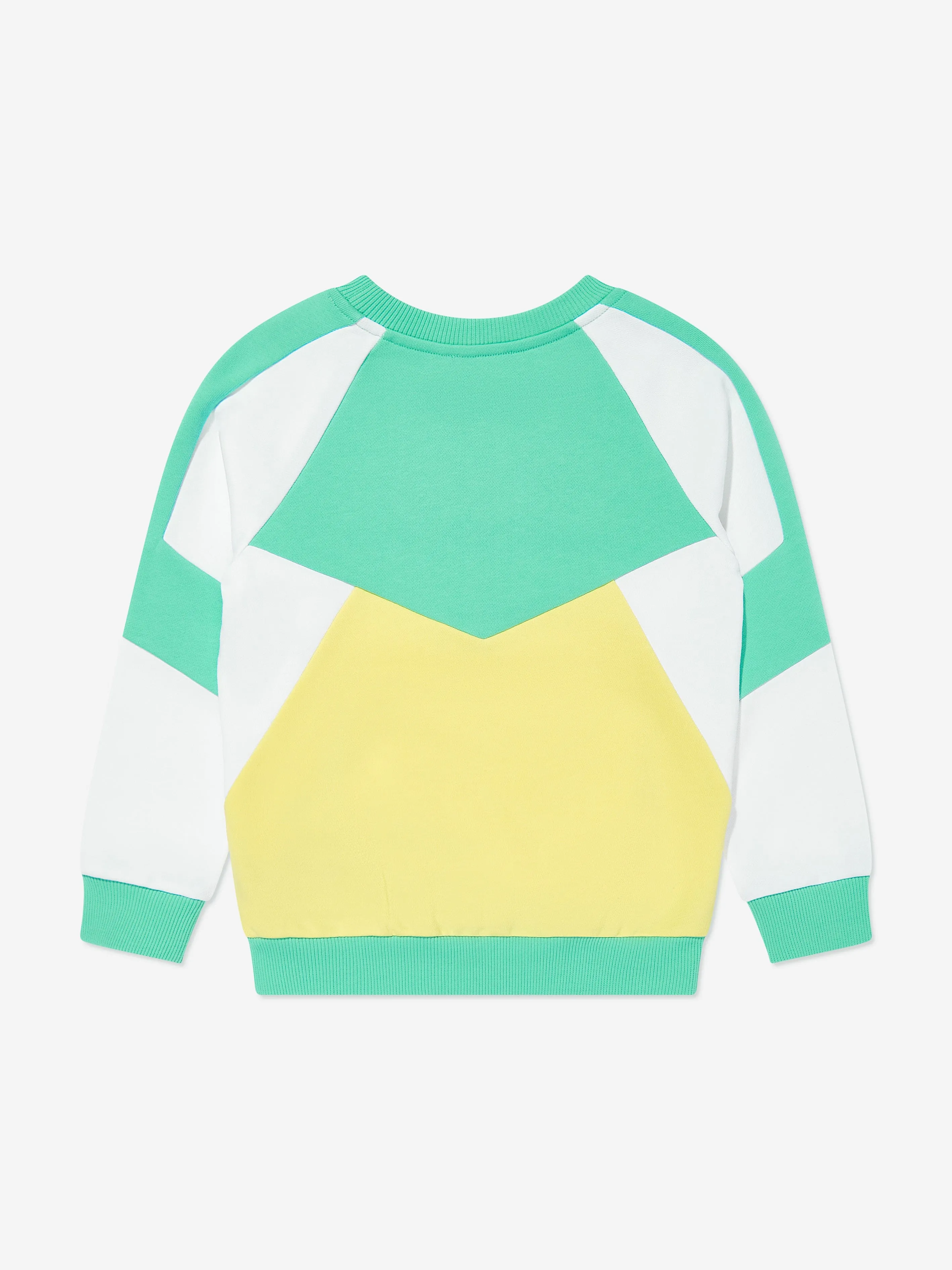 Balmain Kids Logo-Sweatshirt in Grün