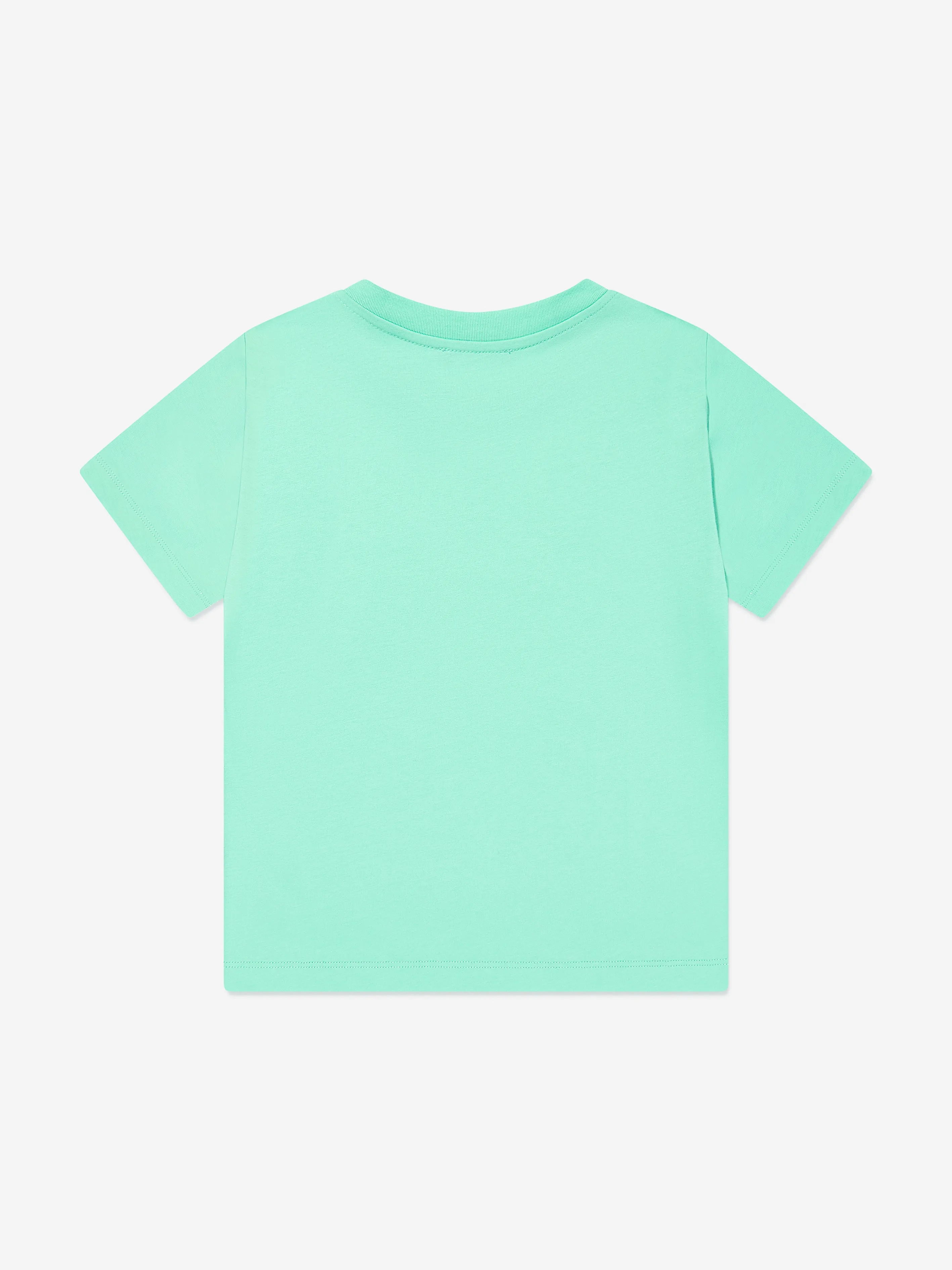 Balmain Kids Logo T-Shirt in Grün