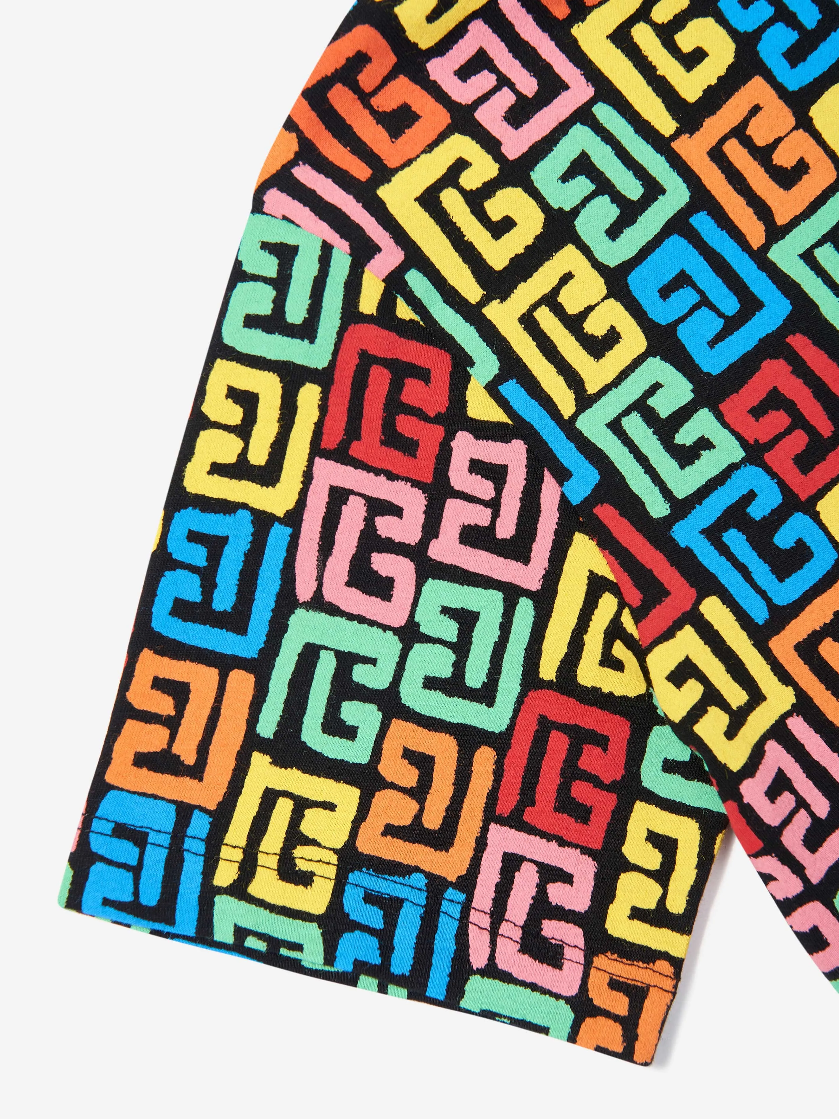 Balmain Kids Monogram Logo T-Shirt in Mehrfarben