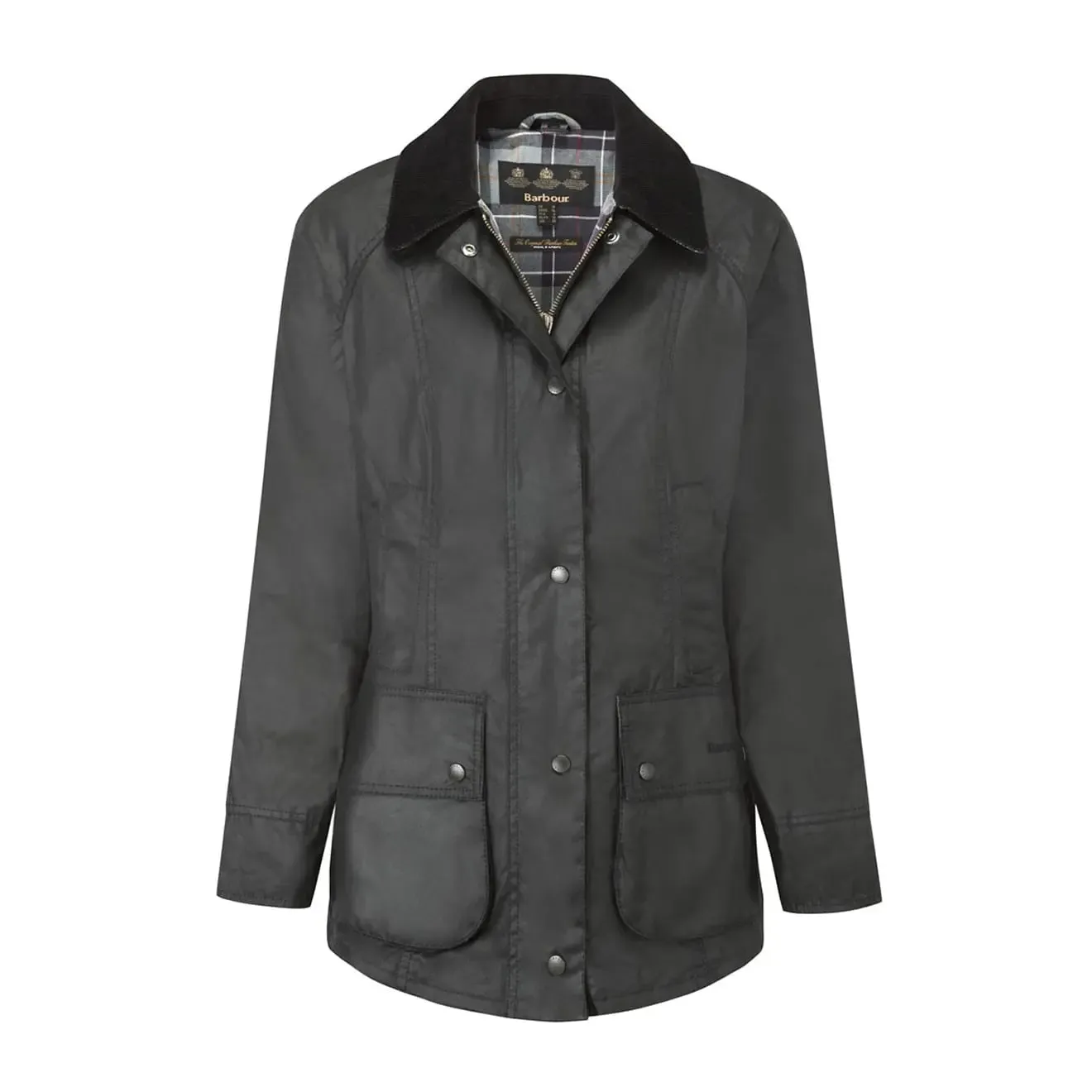 Barbour Womens Beadnell Wax Jacket Black raincoats promo code