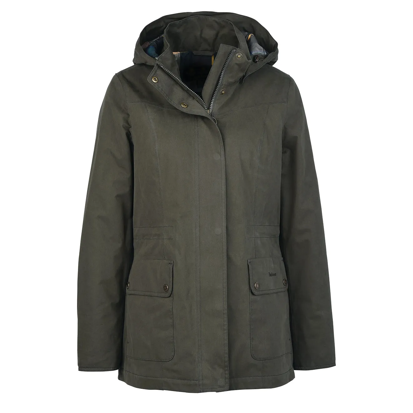Barbour Womens Buttercup Waterproof Jacket Olive / Classic raincoats promo code