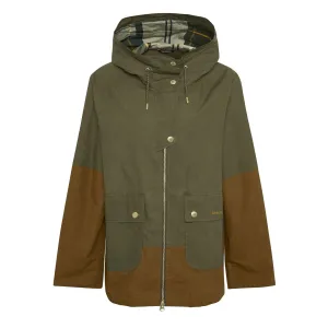 Barbour Womens Hayley Showerproof Jacket Dusky Green/Breen/Ancient Tartan raincoats promo code