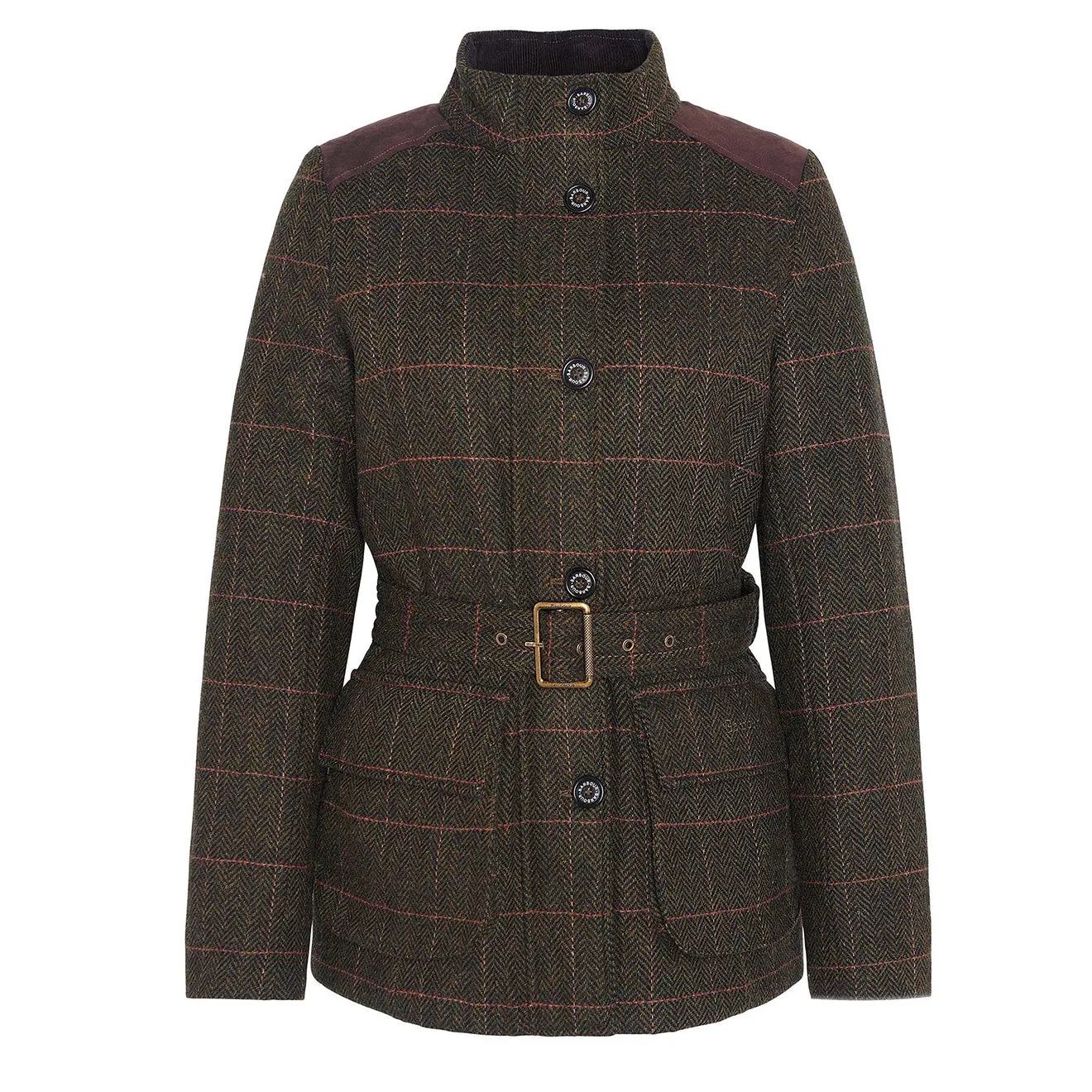 Barbour Womens Hollie Wool Jacket Spiced Pumpkin raincoats promo code