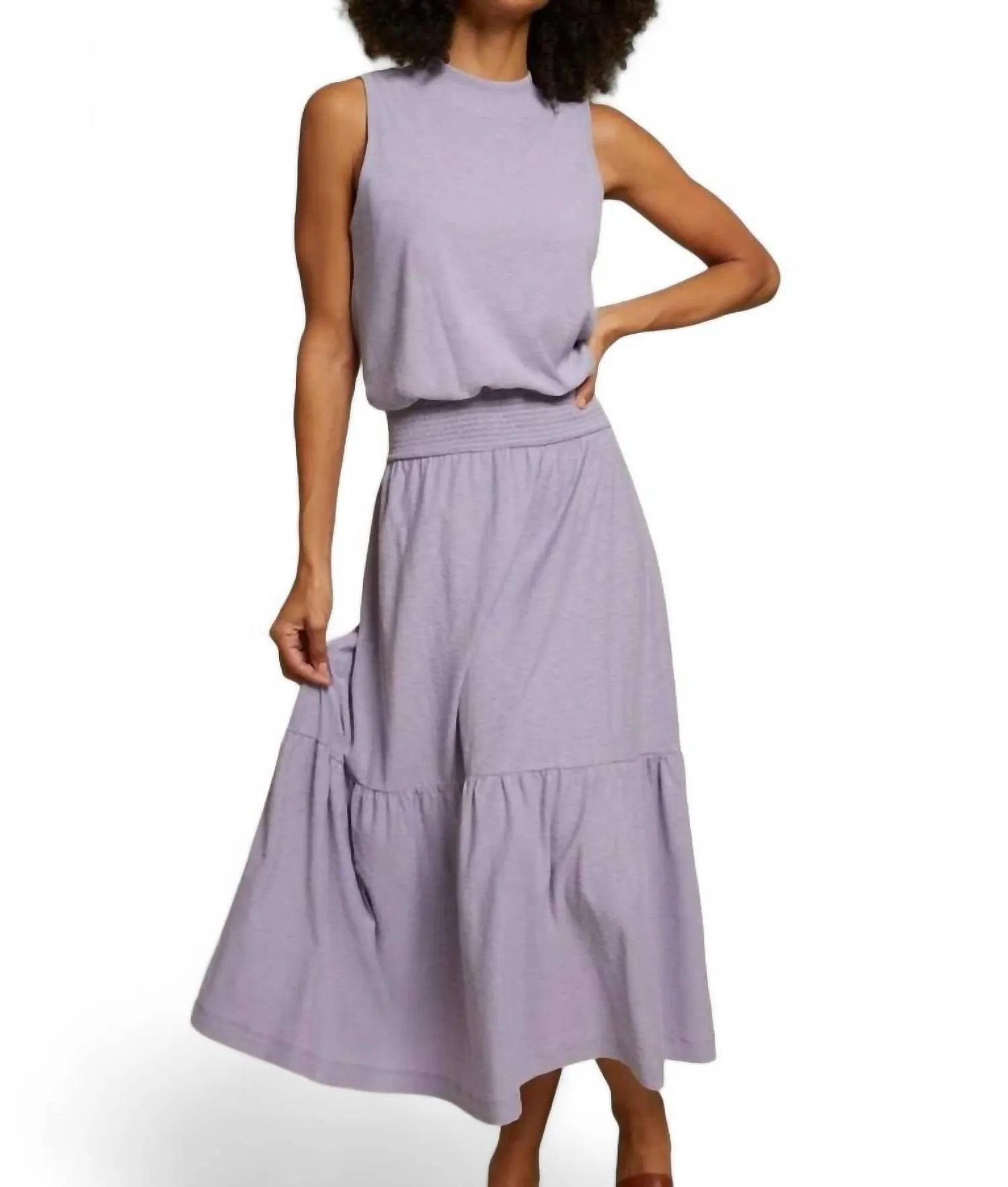 Barrett 90S Midi Dress In Shallot