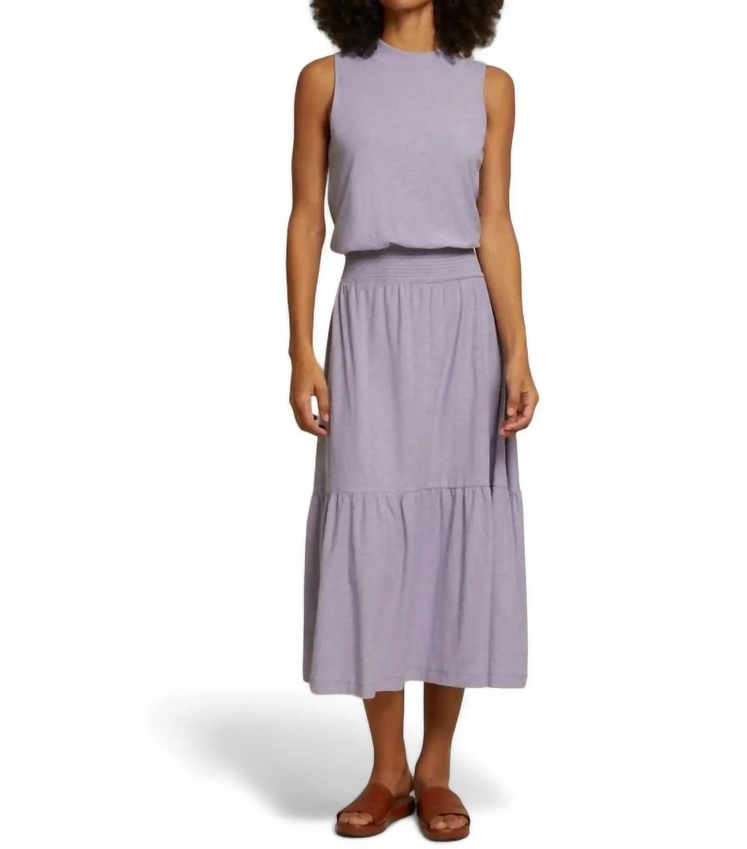 Barrett 90S Midi Dress In Shallot