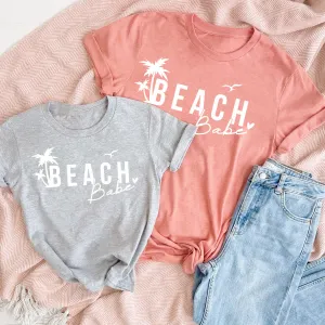 Beach Babe Matching Summer T-Shirts maternity leggings online