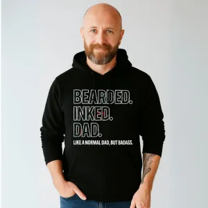 Bearded Inked Dad Hoodie dad bod shirts discount