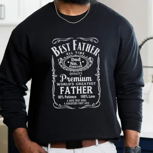 Best Father Bottle Sweatshirt dad bod shirts discount
