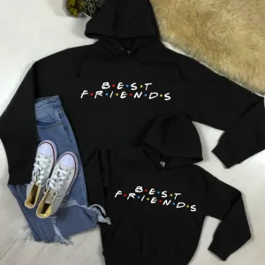 Best Friends Show Matching Hoodies- Black maternity leggings online